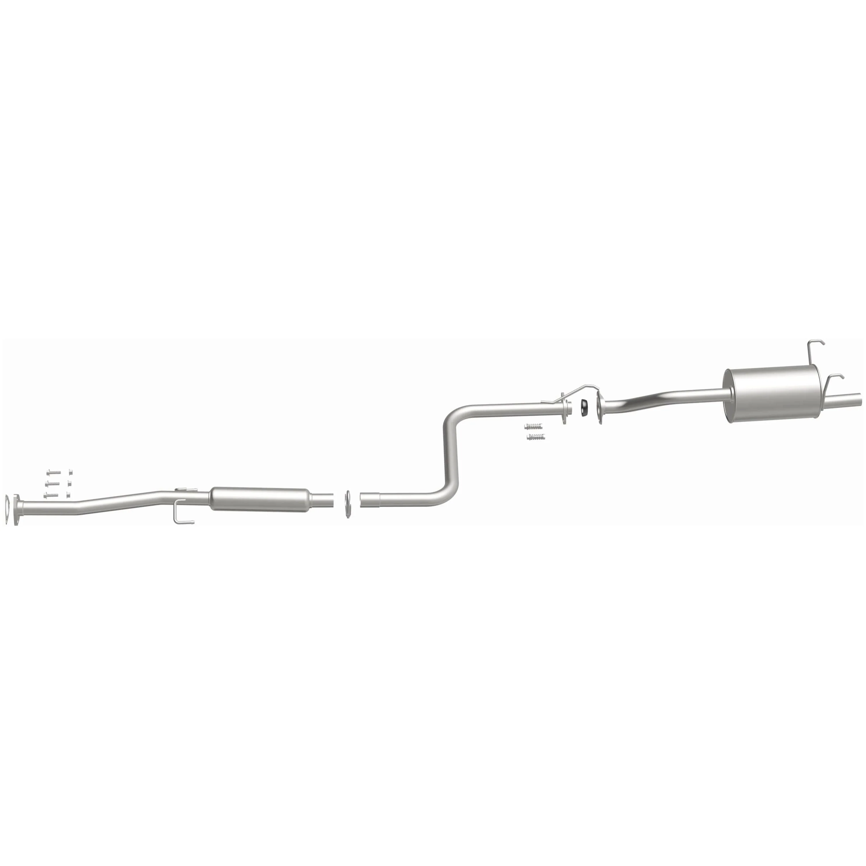 BRExhaust 1993-1995 Honda Civic del Sol 1.5L Direct-Fit Exhaust System Kit 106-0306 - Image 5