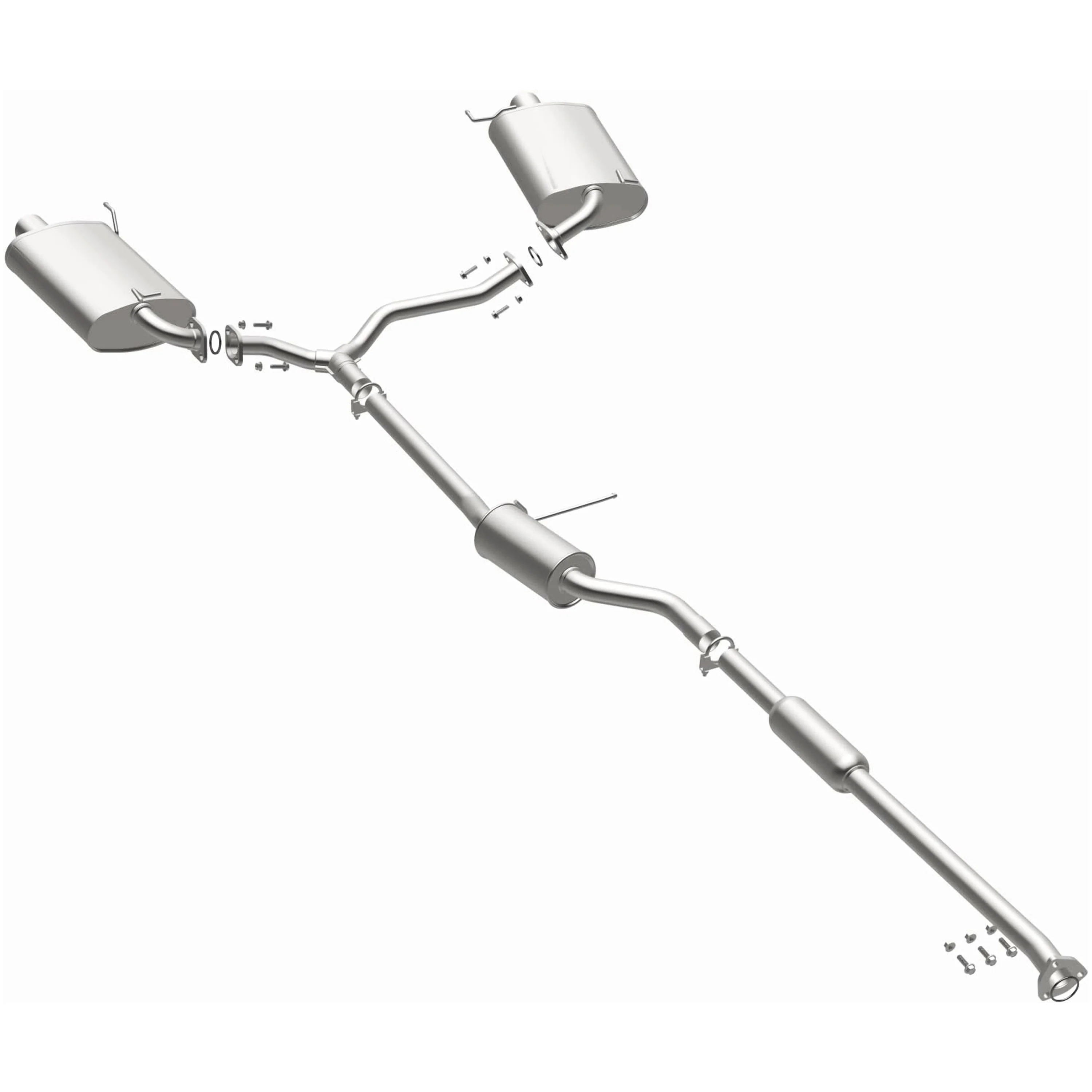 BRExhaust 2001-2003 Acura CL 3.2L | 1999-2003 Acura TL 3.2L Direct-Fit Exhaust System Kit 106-0307 - Image 2