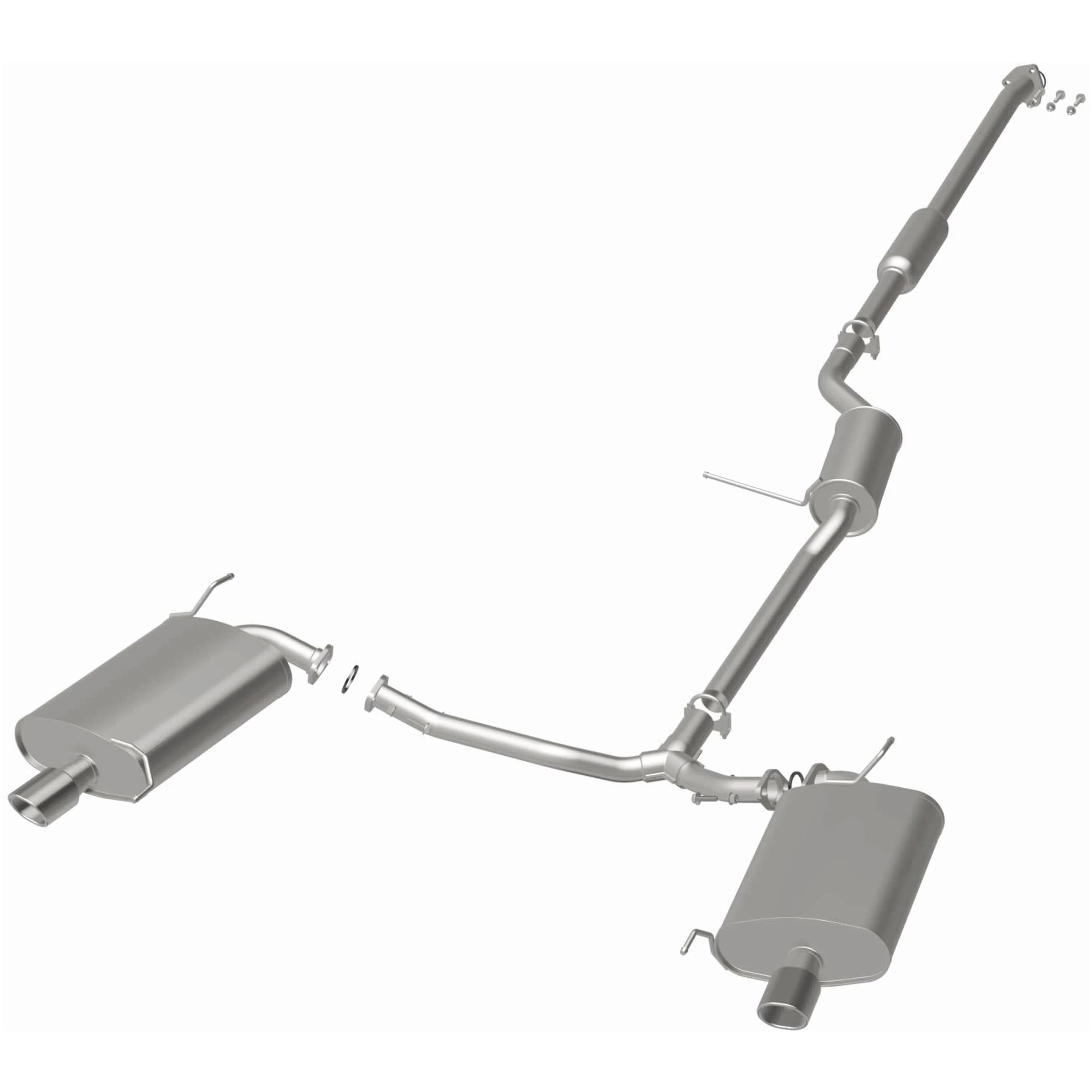 BRExhaust 2001-2003 Acura CL 3.2L | 1999-2003 Acura TL 3.2L Direct-Fit Exhaust System Kit 106-0307 - Image 3