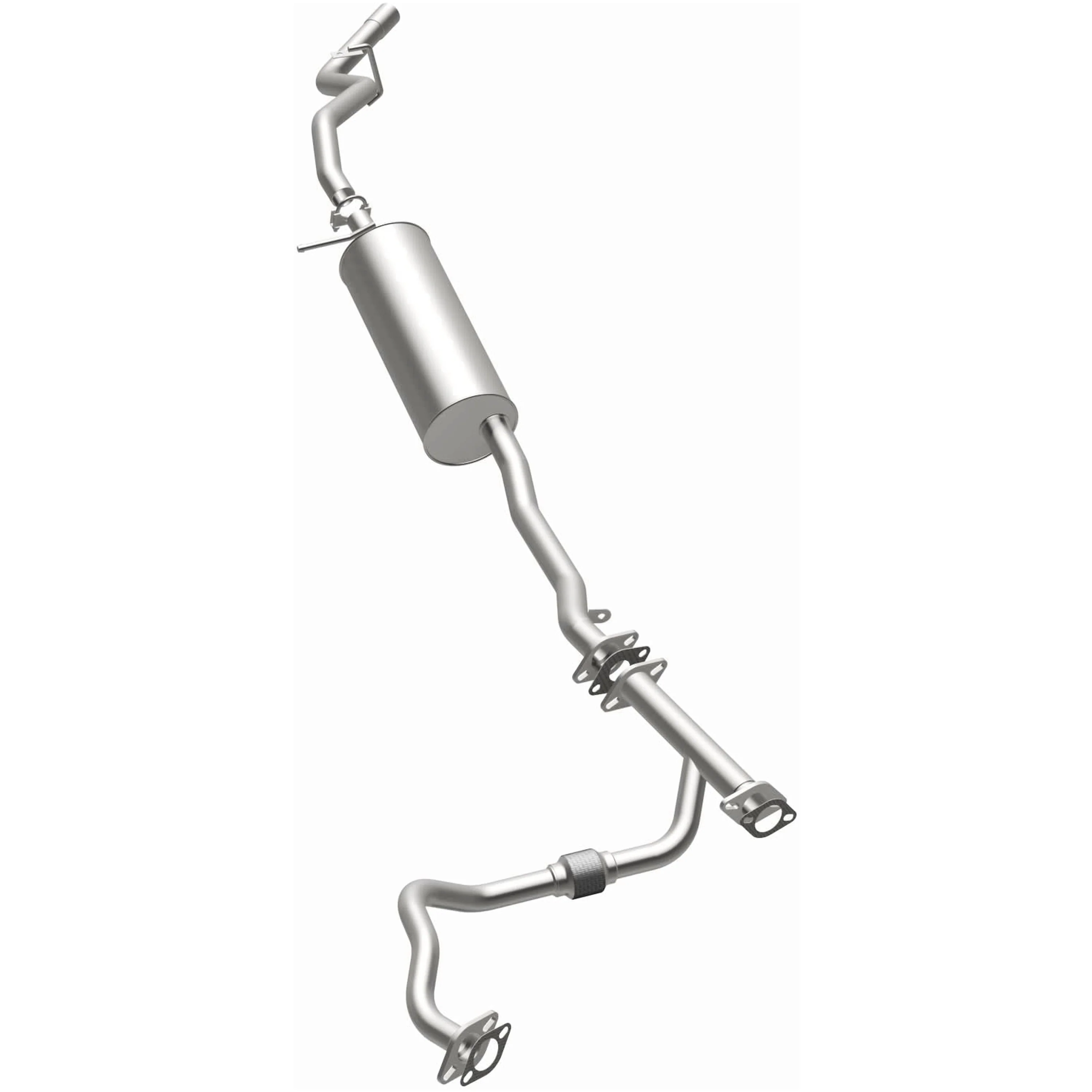 BRExhaust 1999-2002 Nissan Frontier 3.3L Direct-Fit Exhaust System Kit 106-0310 - Image 2