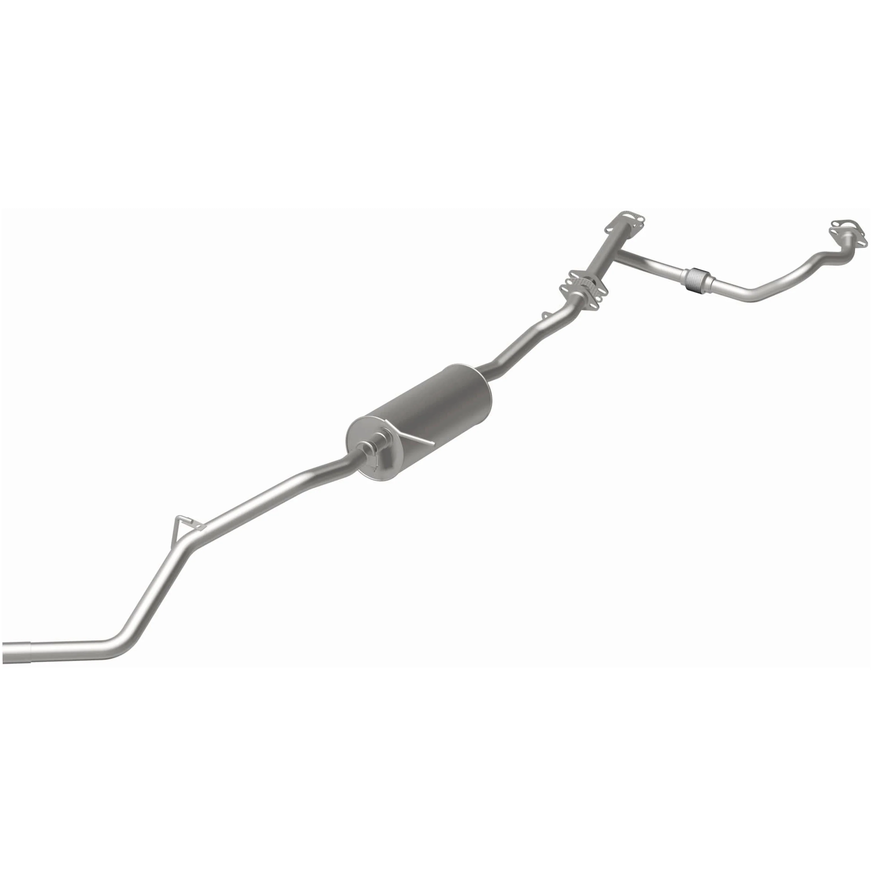 BRExhaust 1999-2002 Nissan Frontier 3.3L Direct-Fit Exhaust System Kit 106-0310 - Image 3