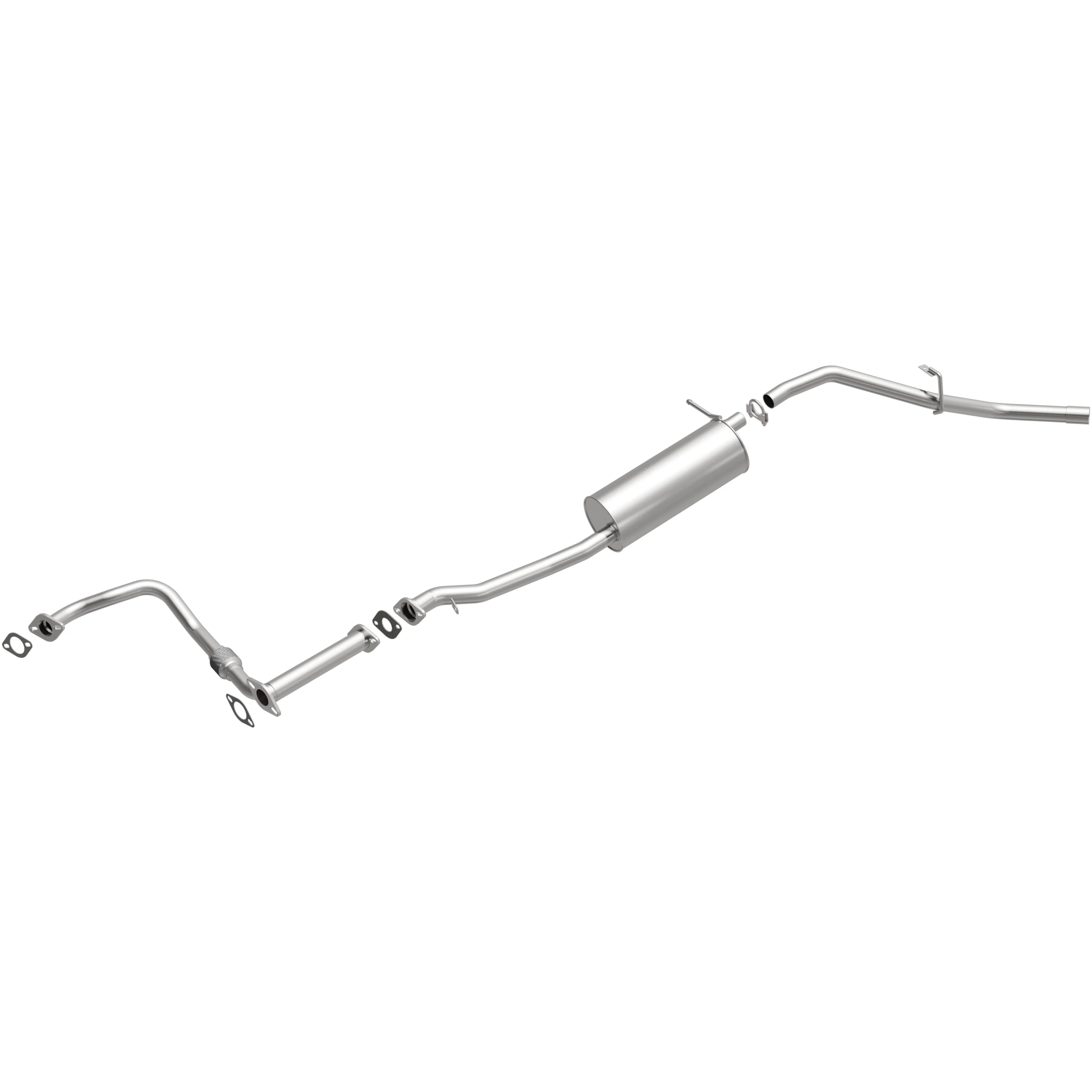 BRExhaust 1999-2002 Nissan Frontier 3.3L Direct-Fit Exhaust System Kit 106-0310 - Image 4