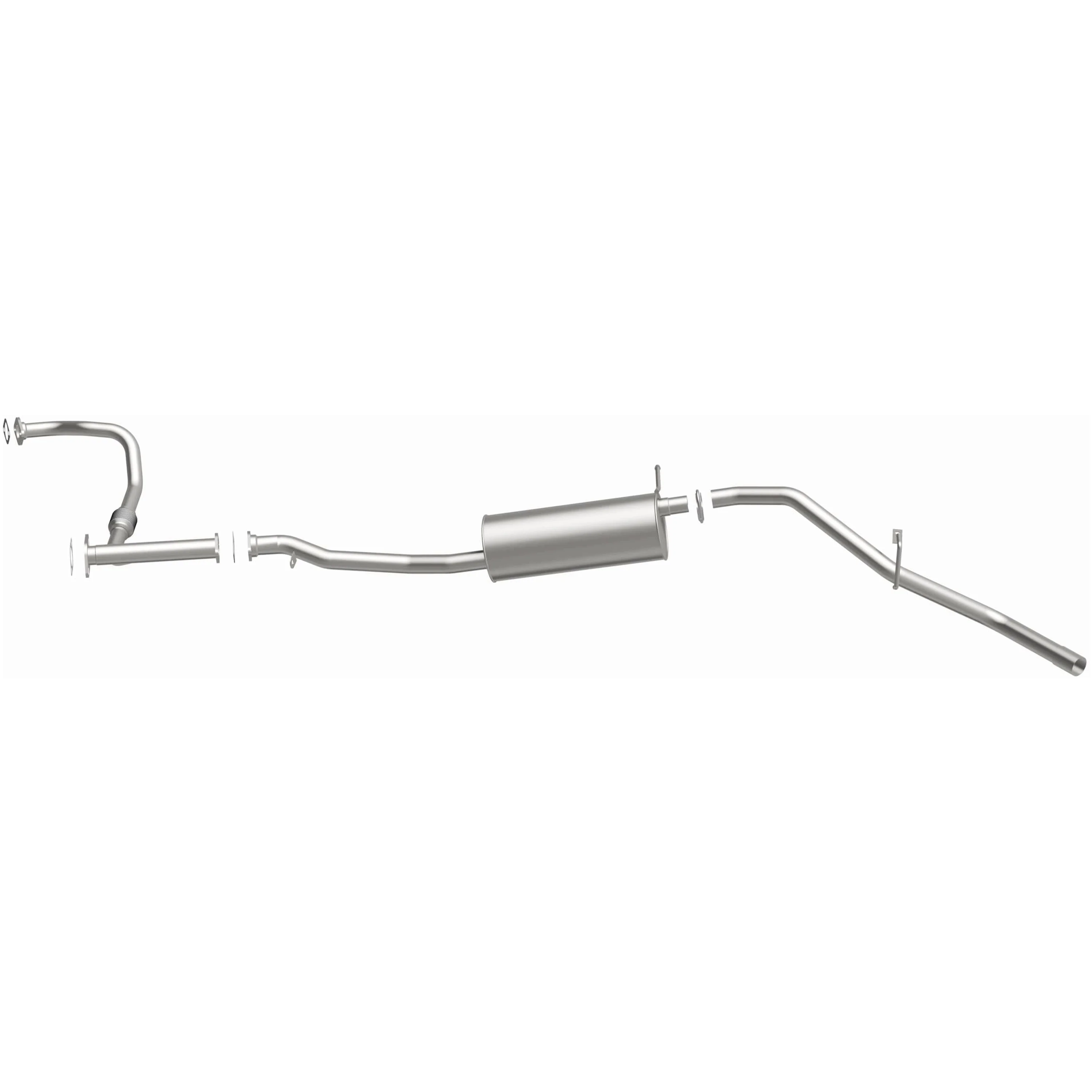 BRExhaust 1999-2002 Nissan Frontier 3.3L Direct-Fit Exhaust System Kit 106-0310 - Image 5