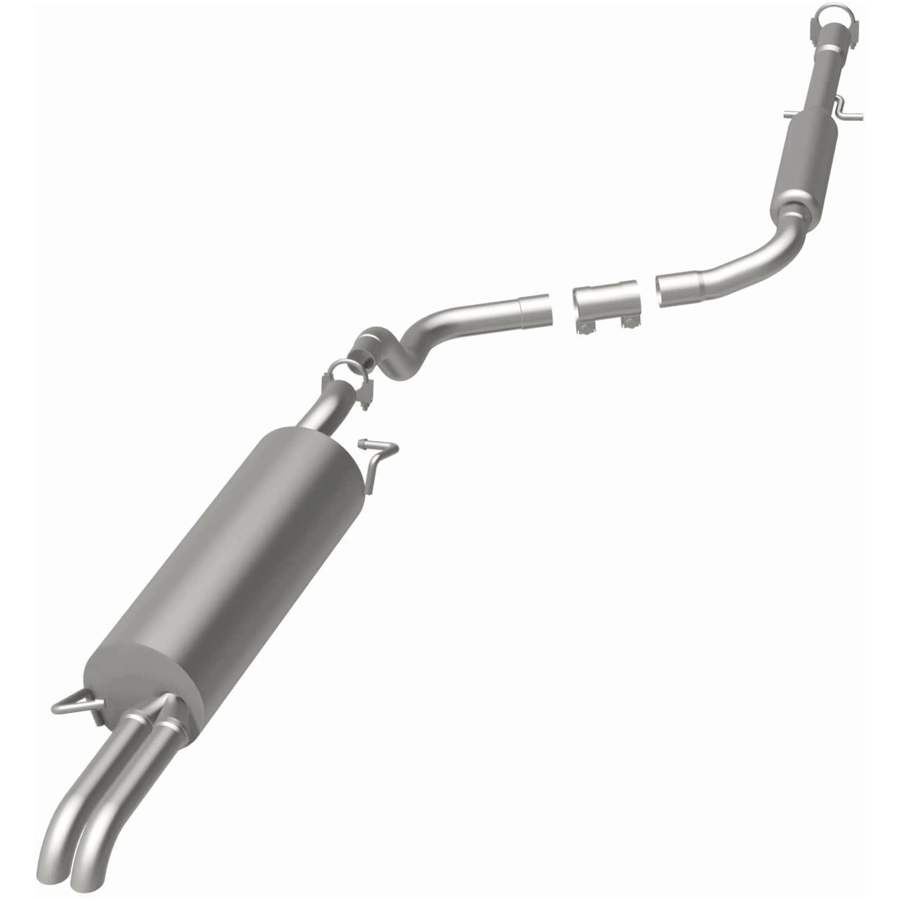 BRExhaust 1999-2004 Volkswagen Jetta 2.8L | 2000-2005 Volkswagen Jetta 1.8L Direct-Fit Exhaust System Kit 106-0311 - Image 3