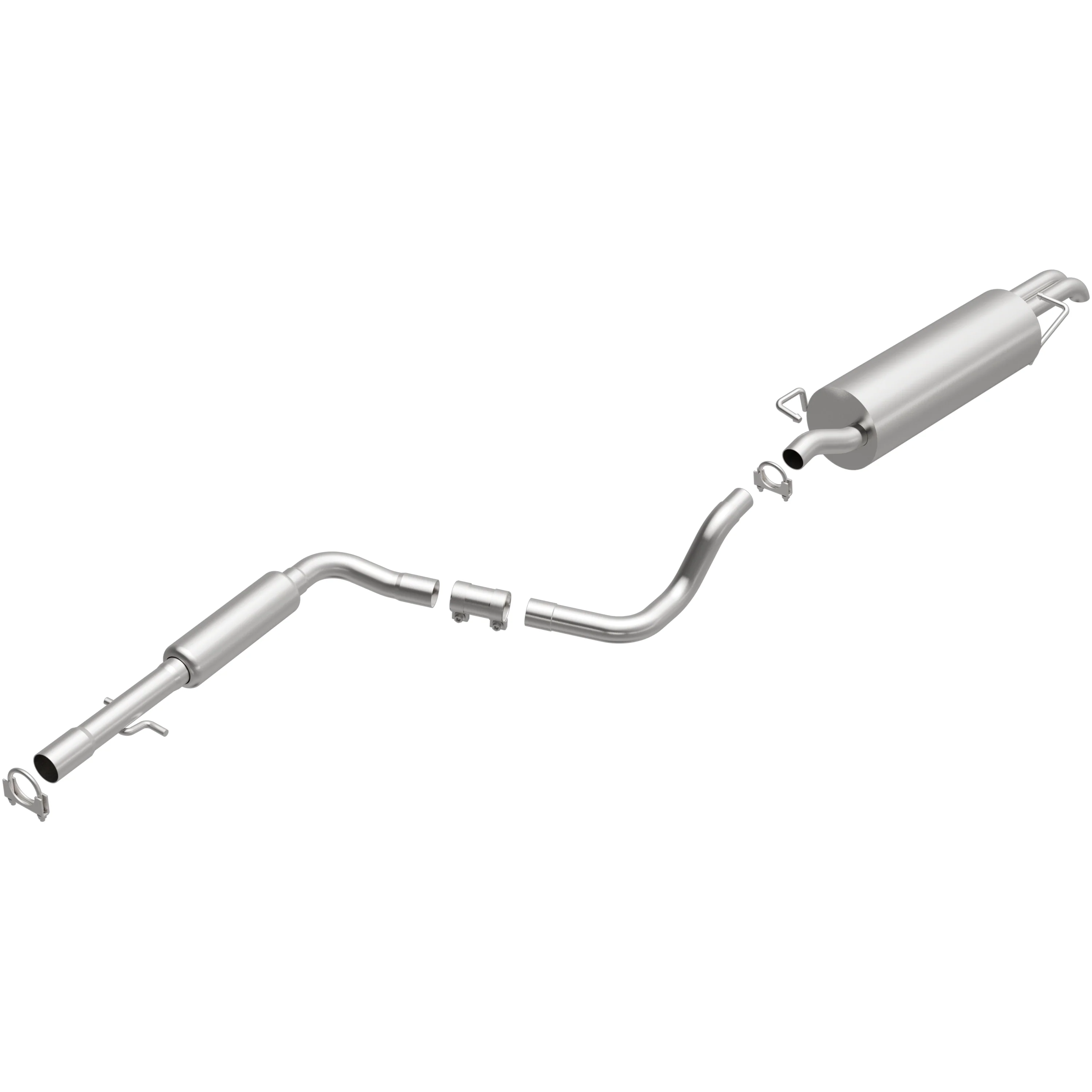 BRExhaust 1999-2004 Volkswagen Jetta 2.8L | 2000-2005 Volkswagen Jetta 1.8L Direct-Fit Exhaust System Kit 106-0311 - Image 4