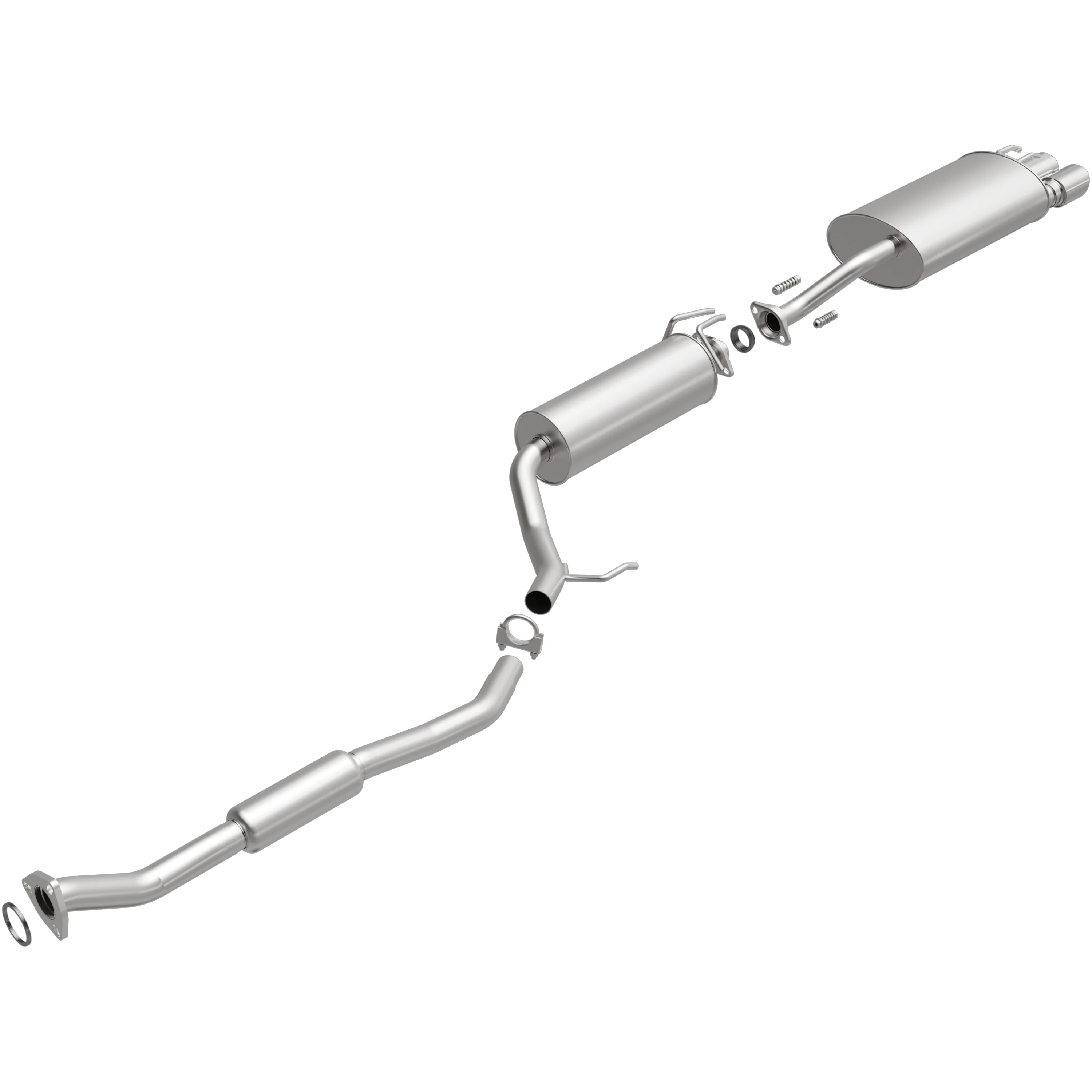 BRExhaust 2006-2011 Acura CSX 2.0L Direct-Fit Exhaust System Kit 106-0313 - Image 4