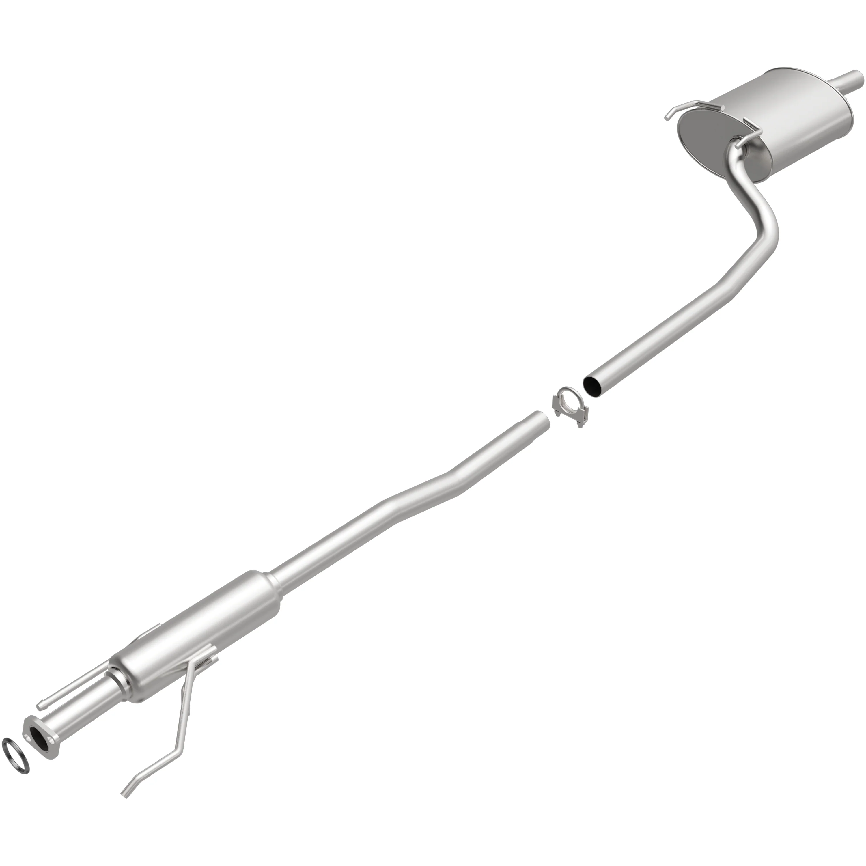 BRExhaust 2004-2007 Suzuki Aerio 2.3L Direct-Fit Exhaust System Kit 106-0318 - Image 2