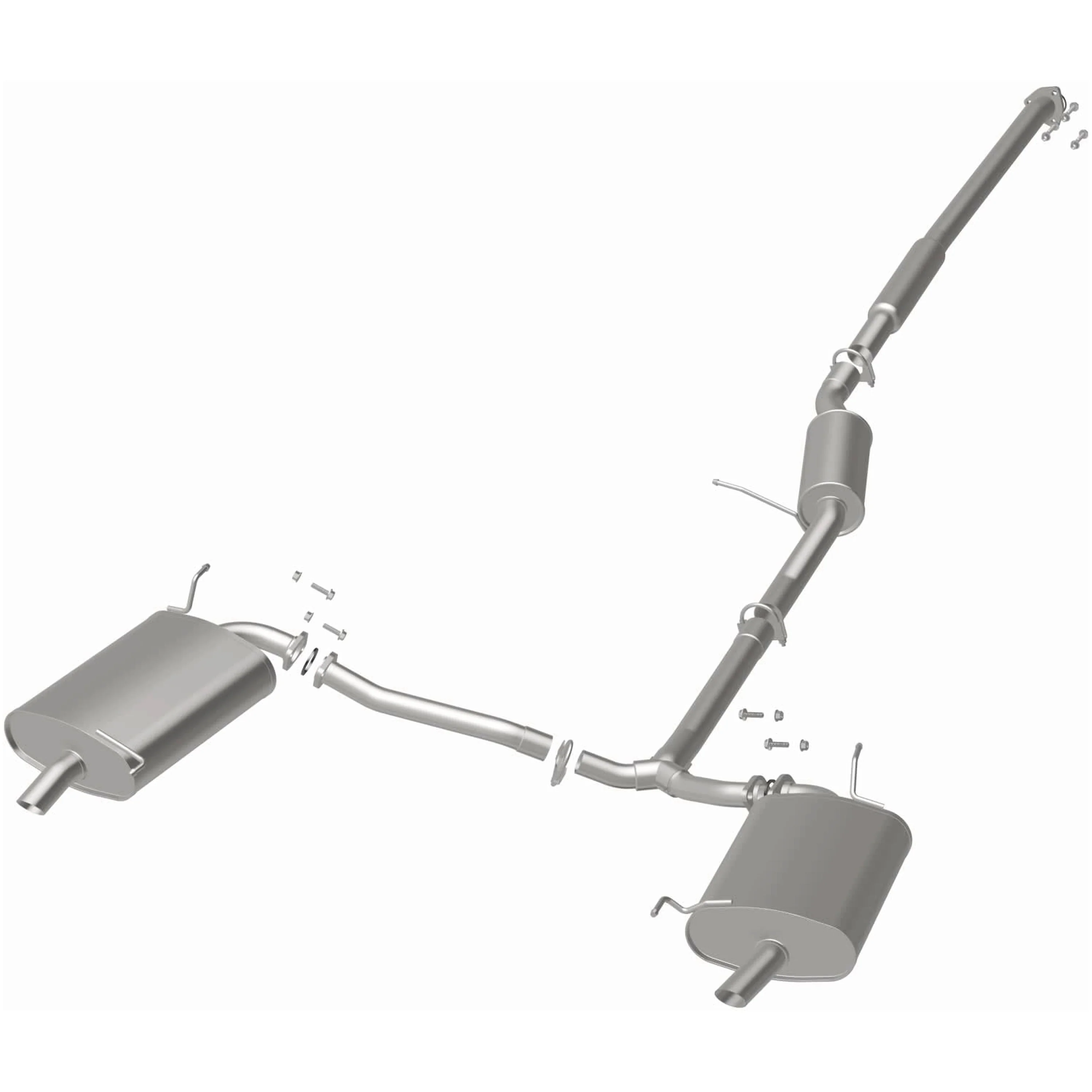 BRExhaust 1998-2002 Honda Accord 3.0L Direct-Fit Exhaust System Kit 106-0323 - Image 3