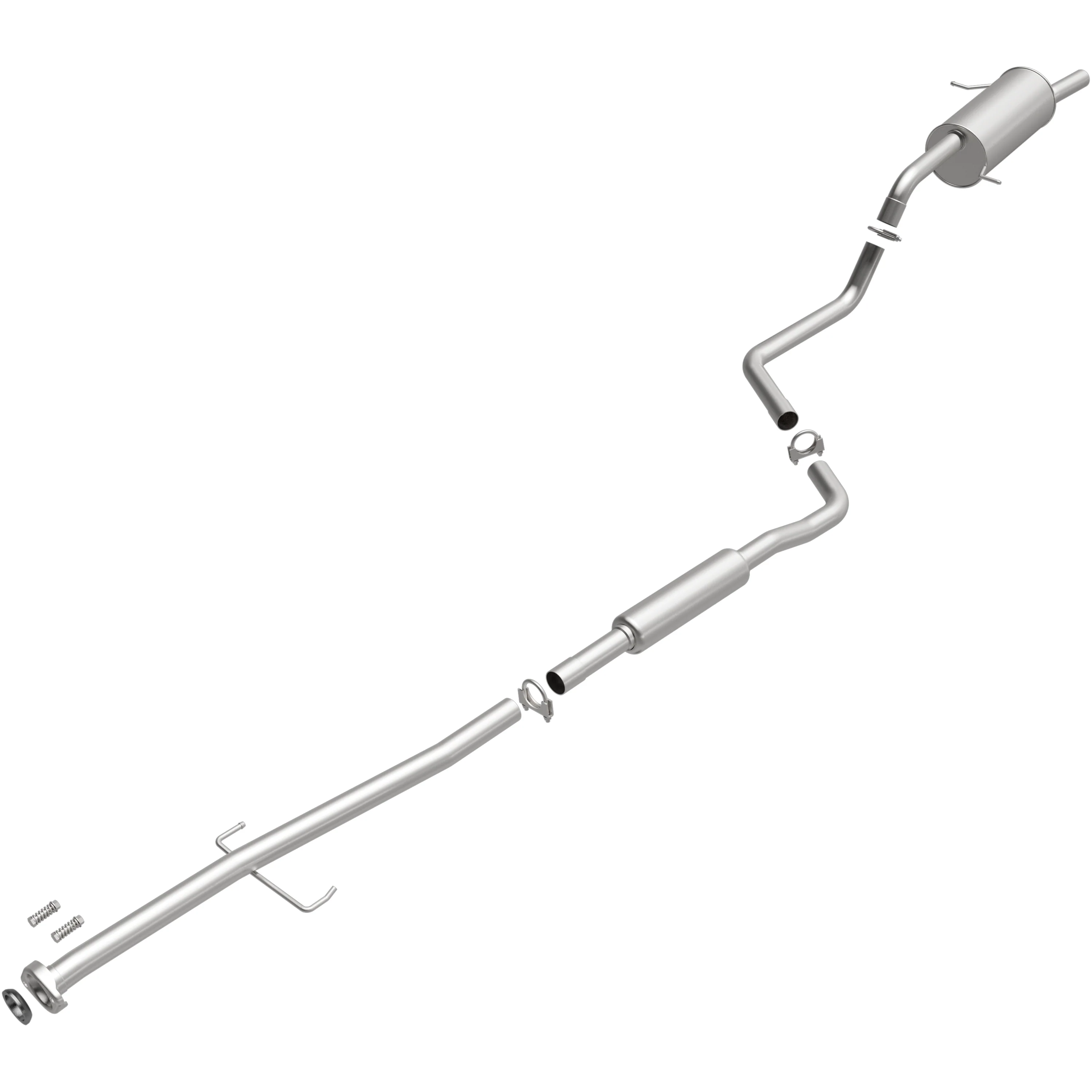 BRExhaust 1999-2000 Mazda Protege 1.8L | 1999-2003 Mazda Protege 1.6L Direct-Fit Exhaust System Kit 106-0325 - Image 4