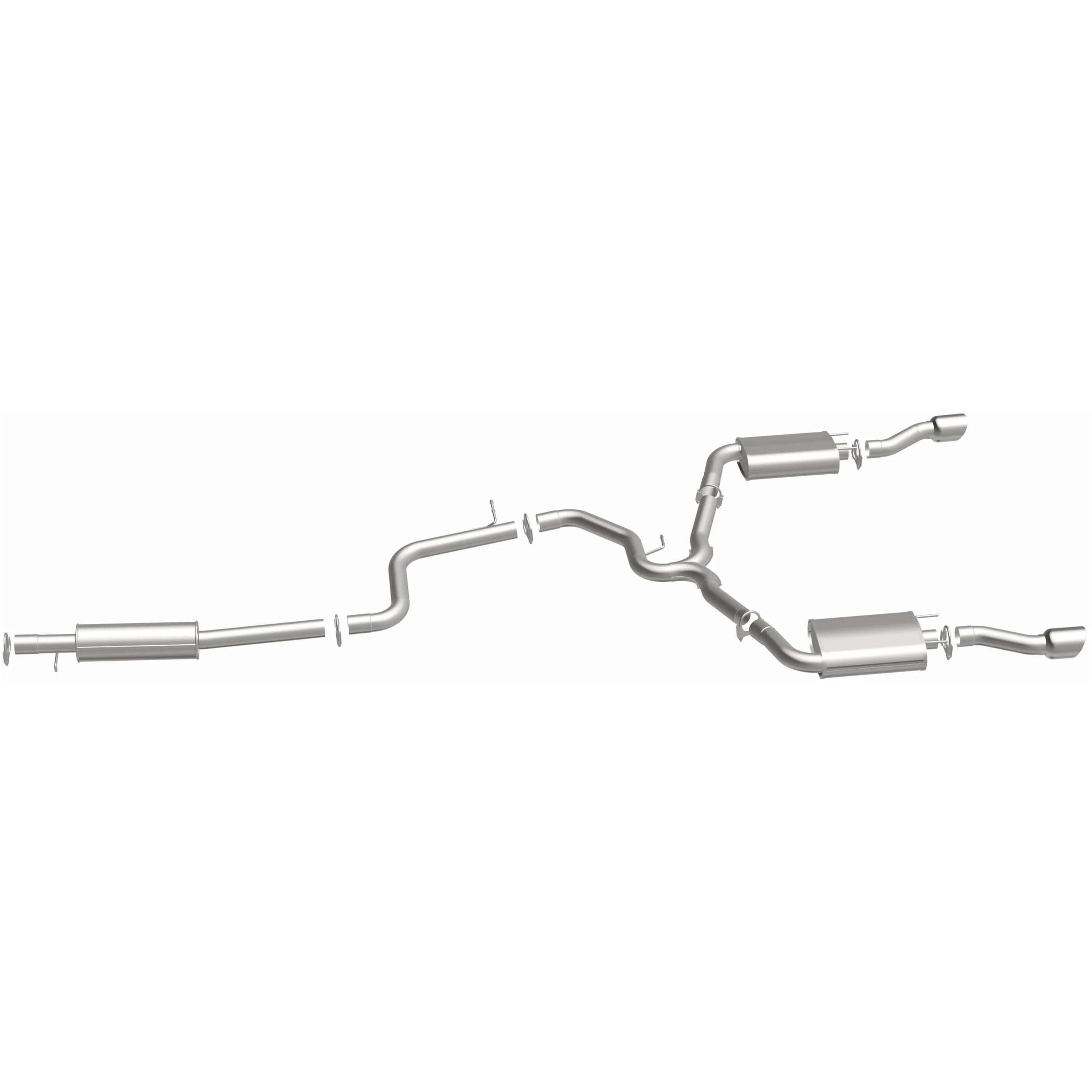 BRExhaust 2014-2016 Chevrolet Impala Limited 3.6L | 2012-2013 Chevrolet Impala 3.6L Direct-Fit Exhaust System Kit 106-0326 - Image 5