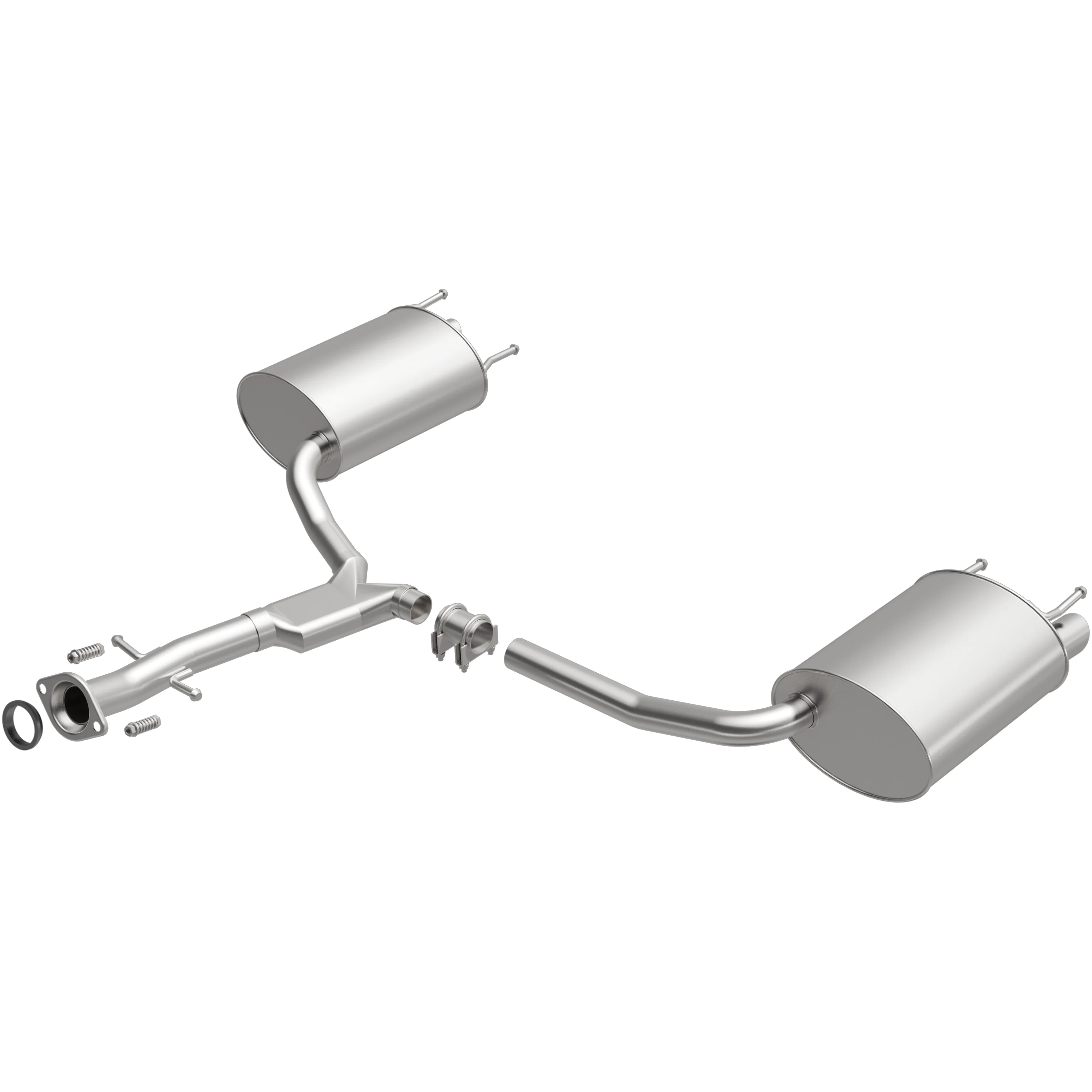 BRExhaust 2006-2013 Lexus IS250 2.5L | 2006-2013 Lexus IS350 3.5L Direct-Fit Exhaust System Kit 106-0327 - Image 4