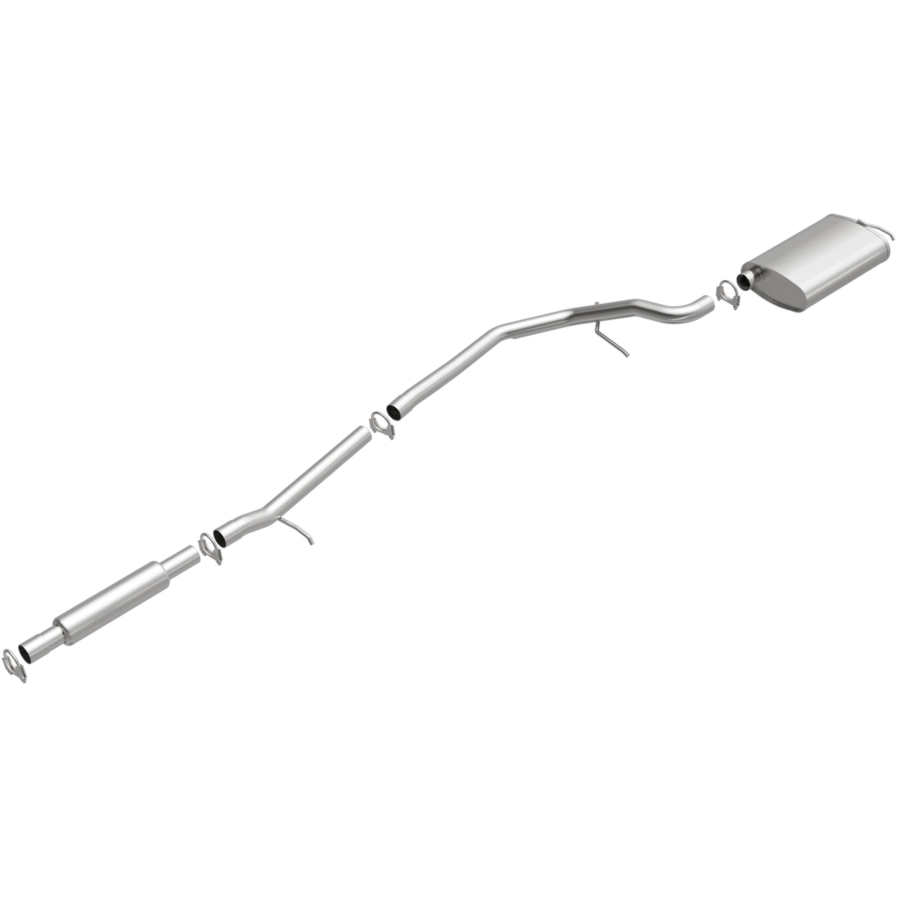 BRExhaust 2005-2007 Ford Five Hundred 3.0L | 2005-2007 Mercury Montego 3.0L Direct-Fit Exhaust System Kit 106-0330 - Image 4