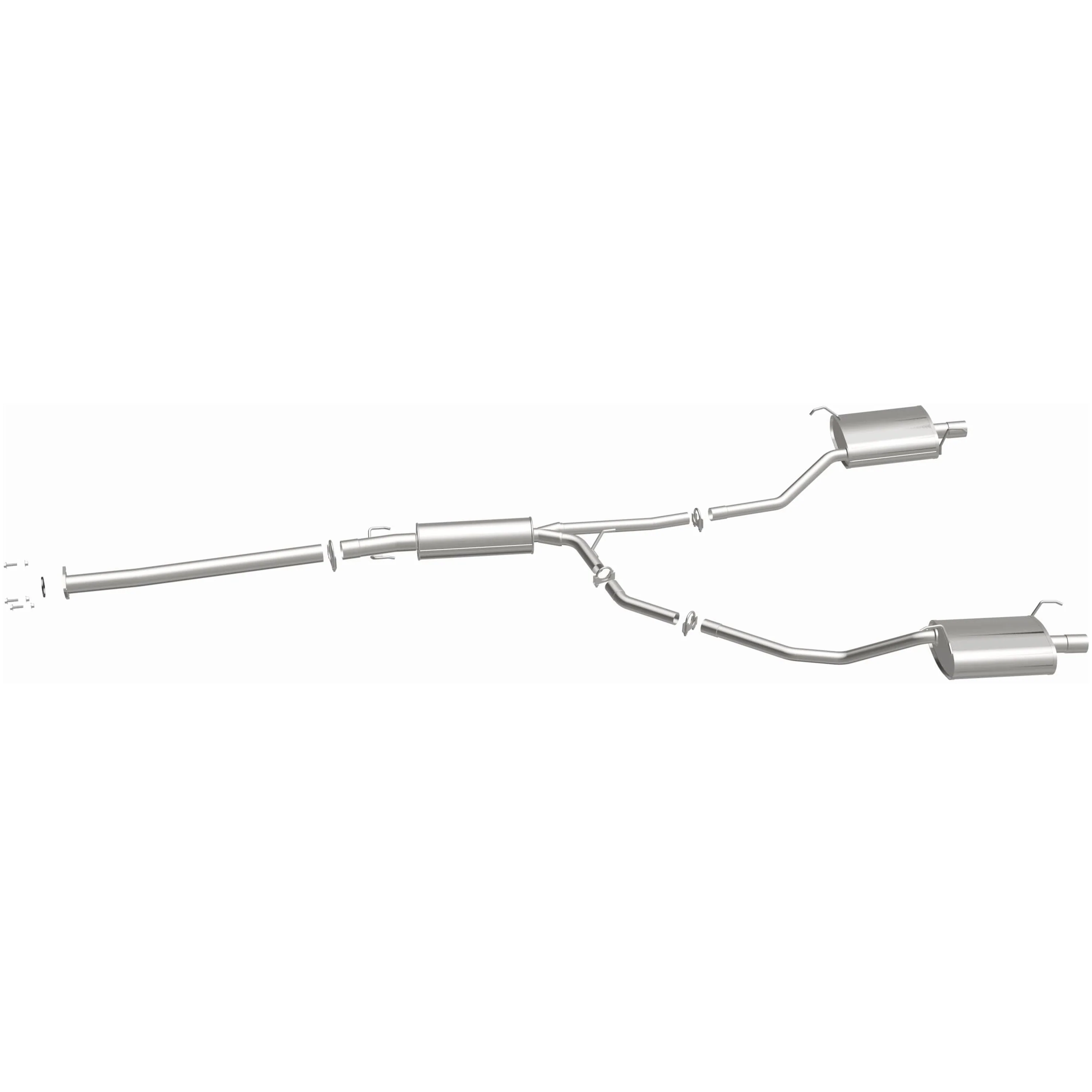 BRExhaust 2009-2015 Honda Pilot 3.5L Direct-Fit Exhaust System Kit 106-0333 - Image 5