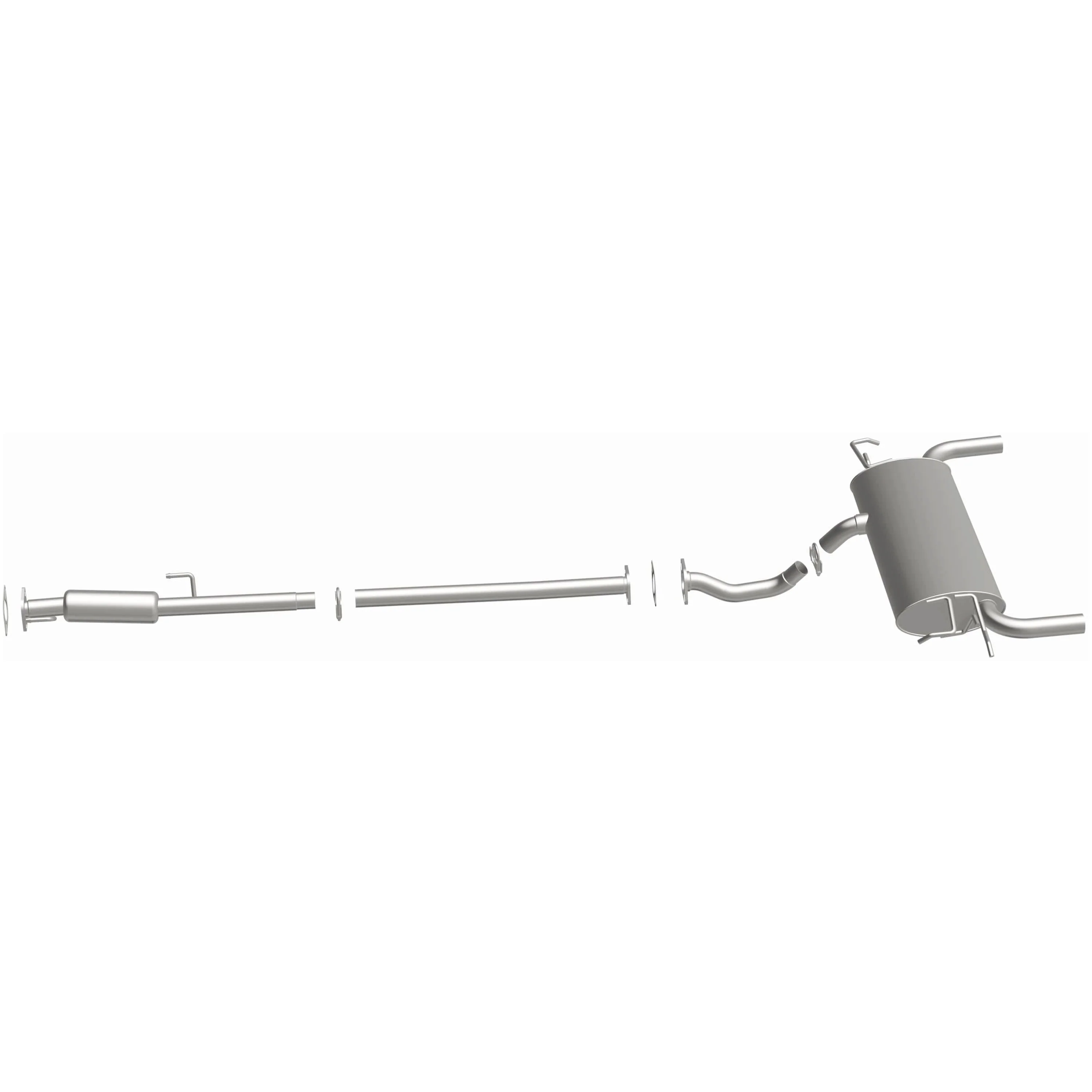 BRExhaust 2005-2008 Kia Sportage 2.7L | 2005-2008 Hyundai Tucson 2.7L Direct-Fit Exhaust System Kit 106-0343 - Image 5