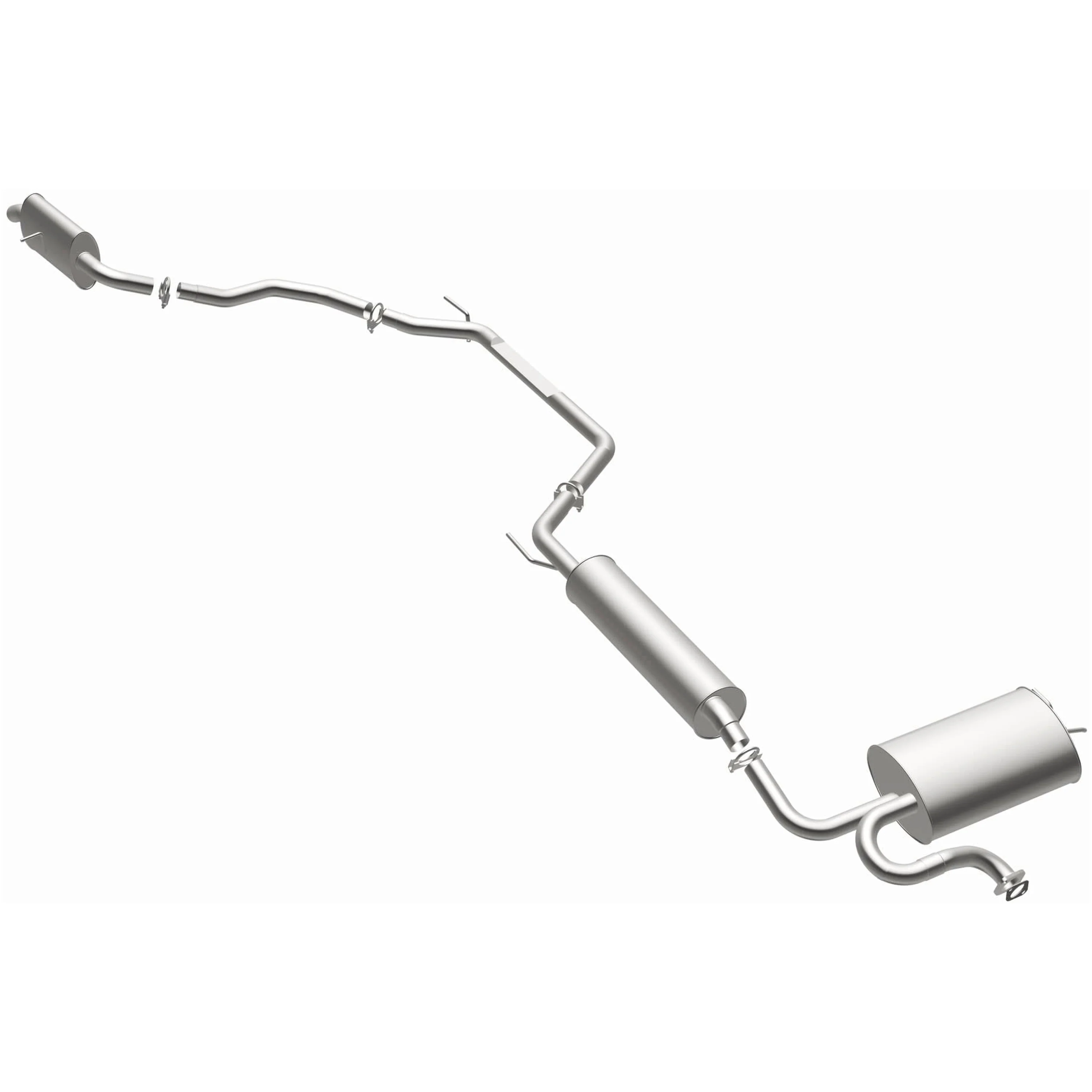 BRExhaust 2004-2009 Nissan Quest 3.5L Direct-Fit Exhaust System Kit 106-0348 - Image 2