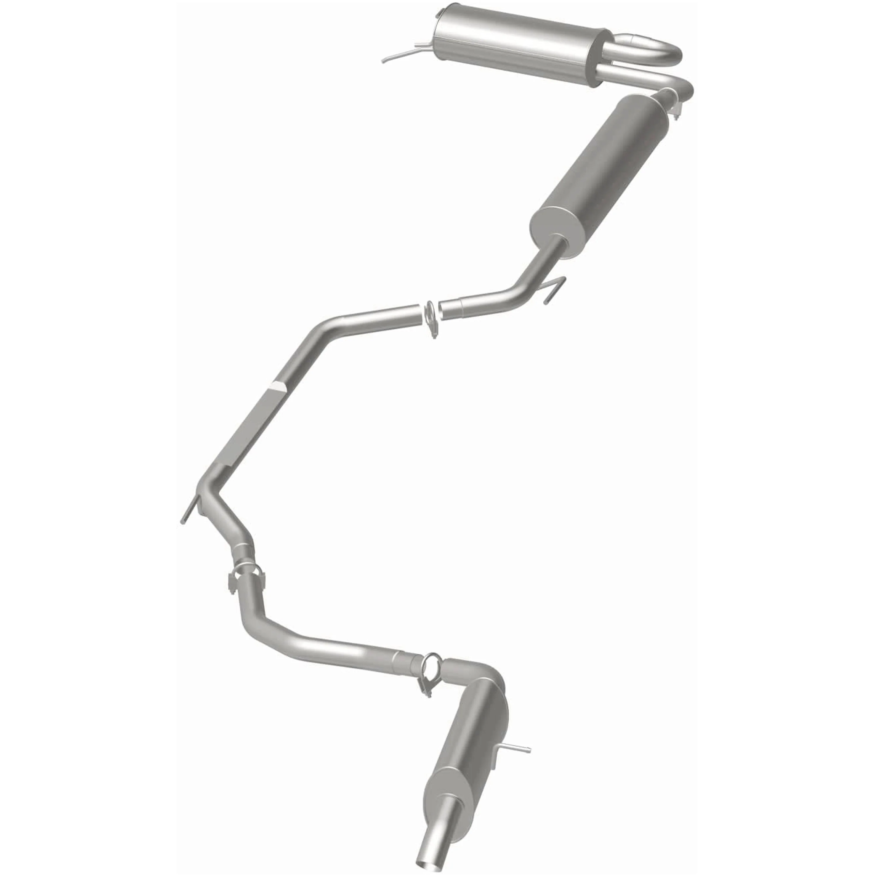 BRExhaust 2004-2009 Nissan Quest 3.5L Direct-Fit Exhaust System Kit 106-0348 - Image 3