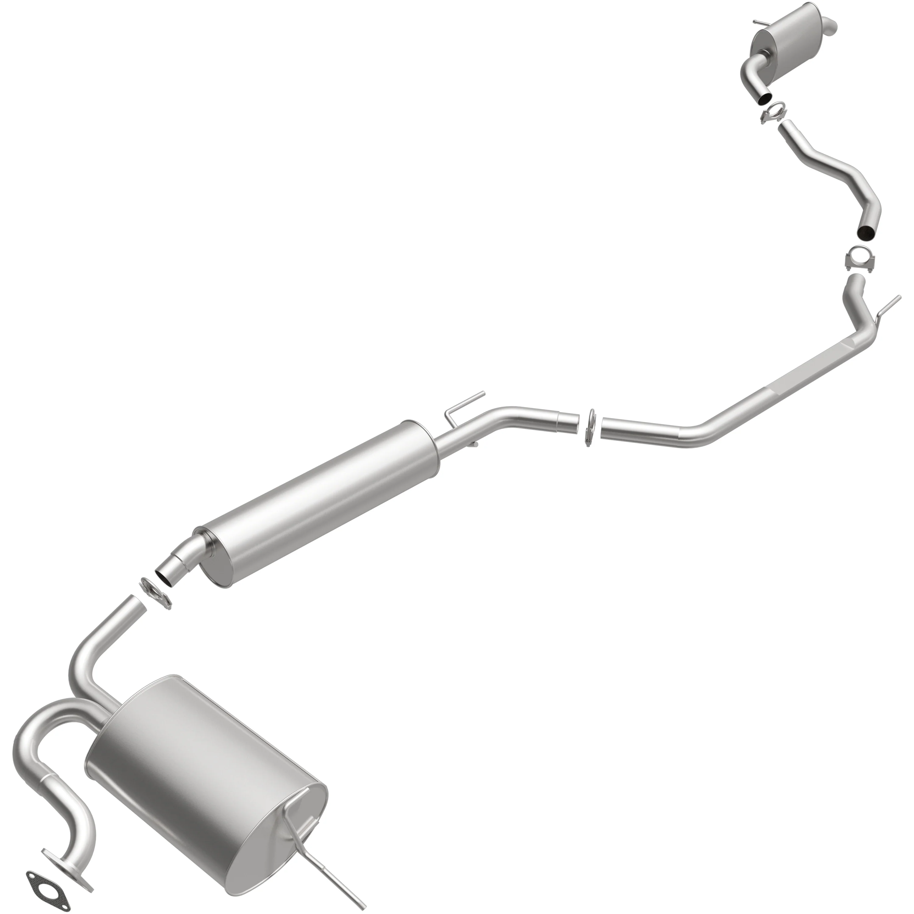 BRExhaust 2004-2009 Nissan Quest 3.5L Direct-Fit Exhaust System Kit 106-0348 - Image 4