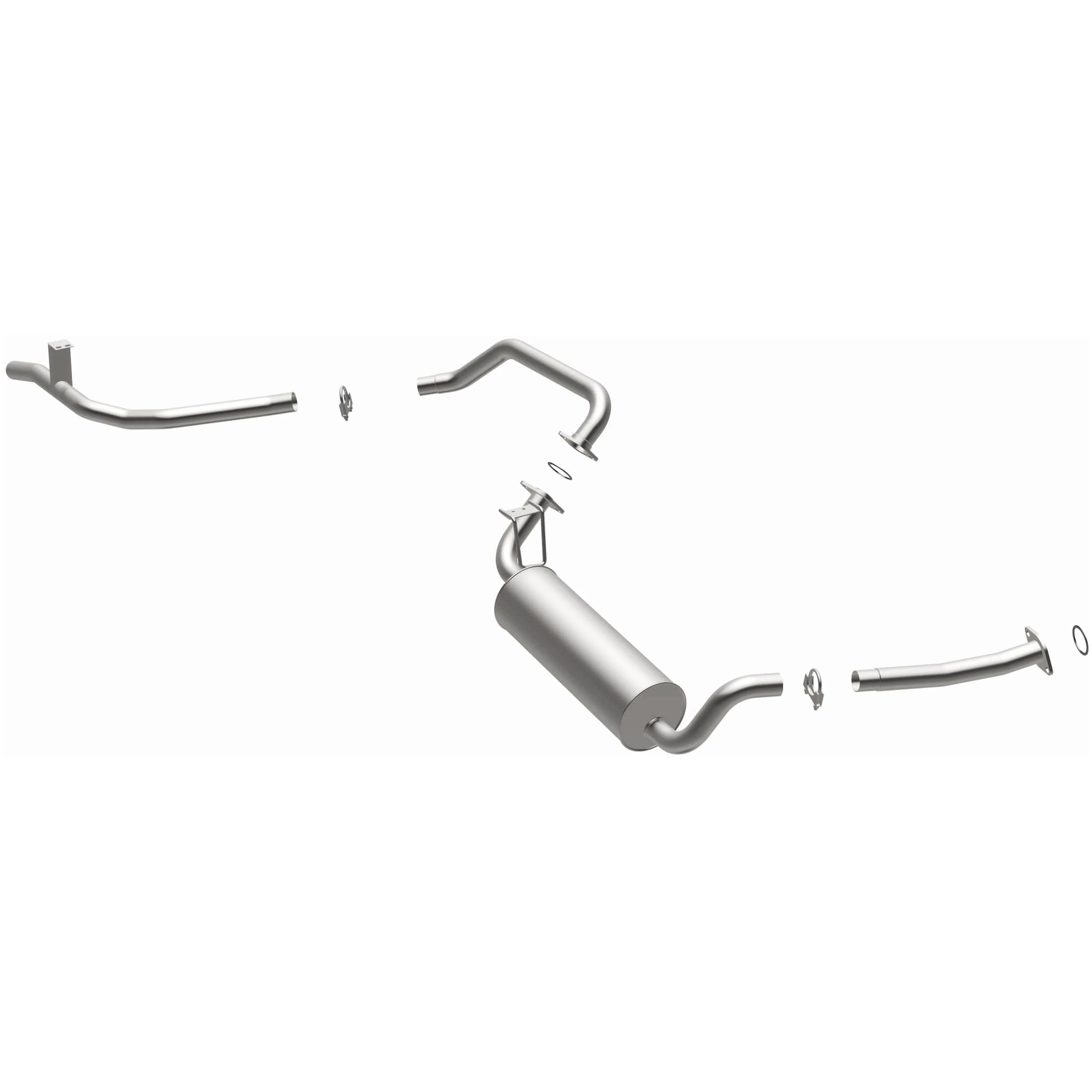 BRExhaust 1991-1992 Toyota Land Cruiser 4.0L Direct-Fit Exhaust System Kit 106-0360 - Image 2