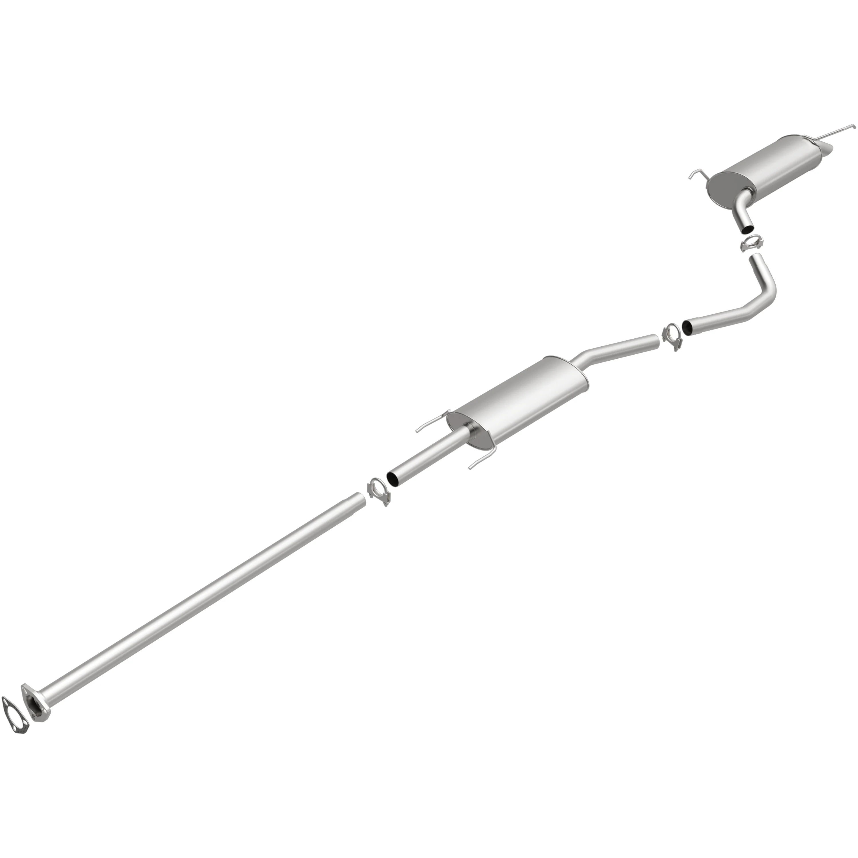 BRExhaust 2006-2008 Honda Ridgeline 3.5L Direct-Fit Exhaust System Kit 106-0361 - Image 4