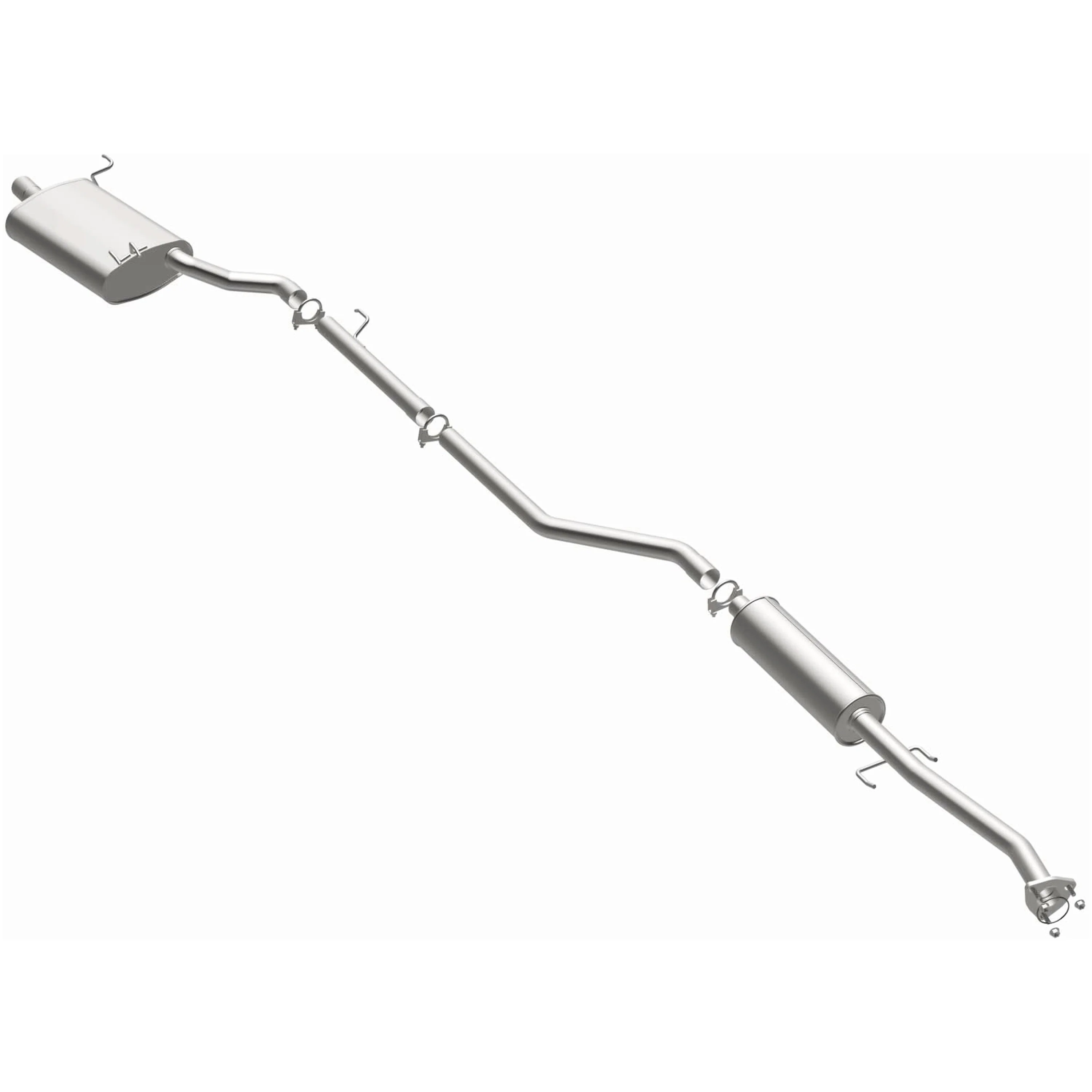 BRExhaust 2008-2012 Honda Accord 2.4L Direct-Fit Exhaust System Kit 106-0362 - Image 2