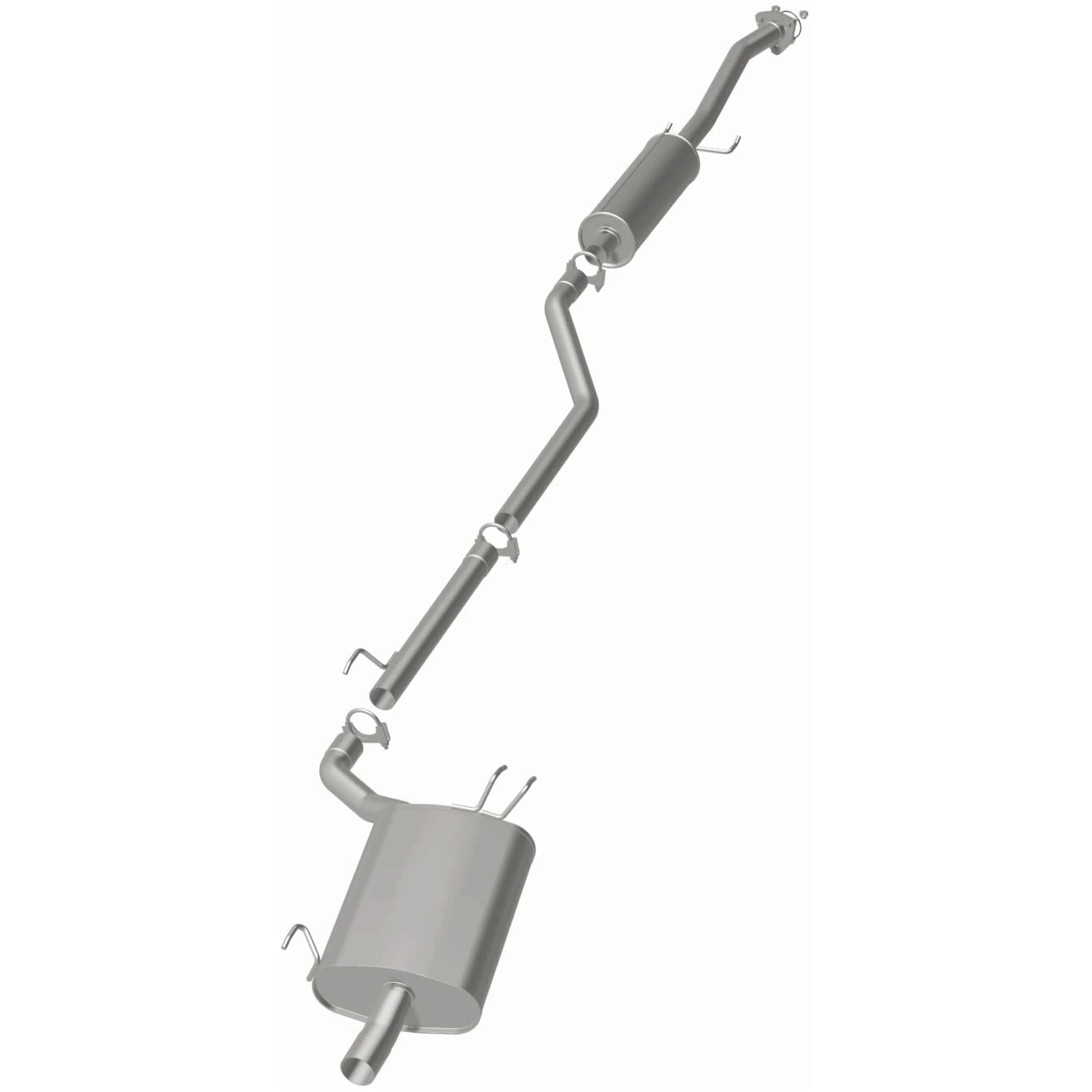 BRExhaust 2008-2012 Honda Accord 2.4L Direct-Fit Exhaust System Kit 106-0362 - Image 3
