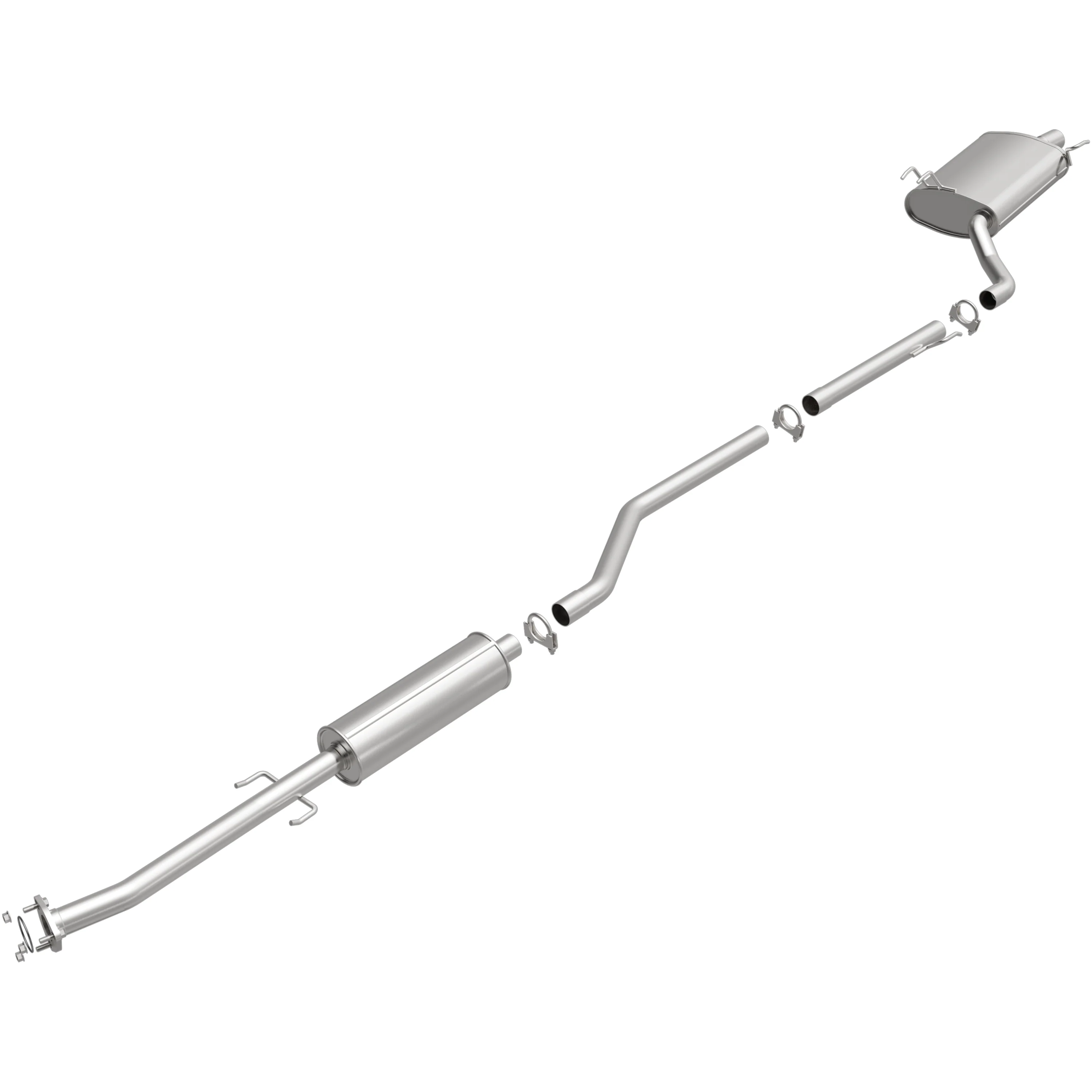 BRExhaust 2008-2012 Honda Accord 2.4L Direct-Fit Exhaust System Kit 106-0362 - Image 4