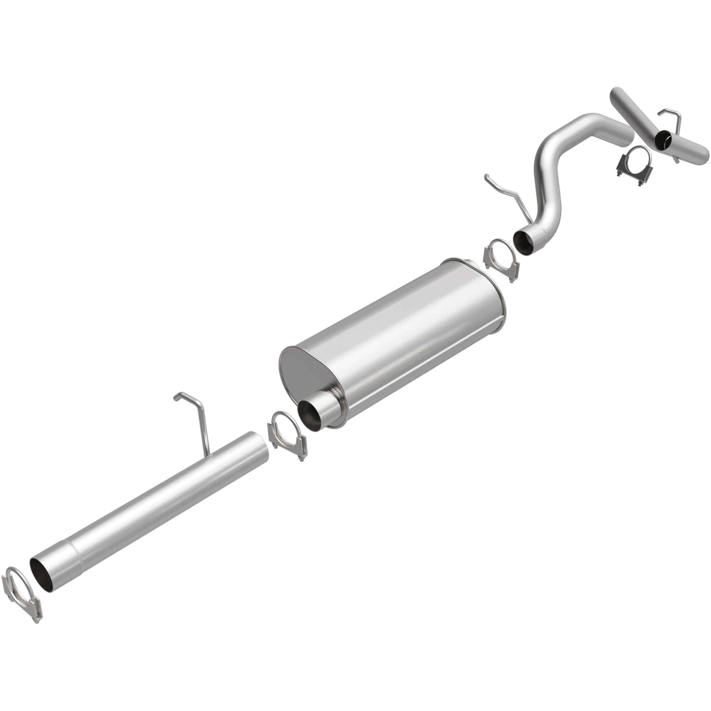 BRExhaust 1994-1995 Chevrolet Astro 4.3L | 1994-1995 GMC Safari 4.3L Direct-Fit Exhaust System Kit 106-0367 - Image 2