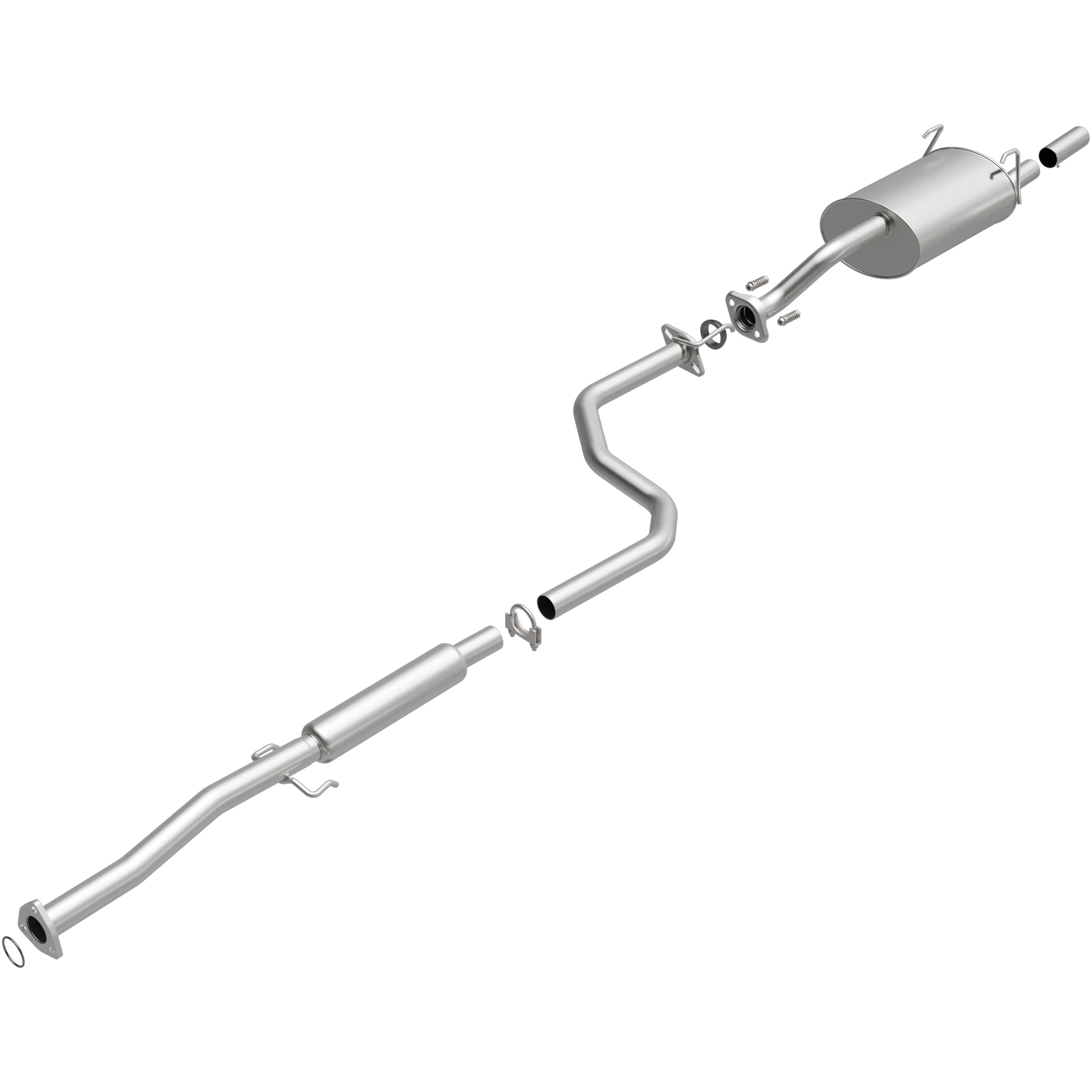 BRExhaust 1994-2001 Acura Integra 1.8L Direct-Fit Exhaust System Kit 106-0368 - Image 2