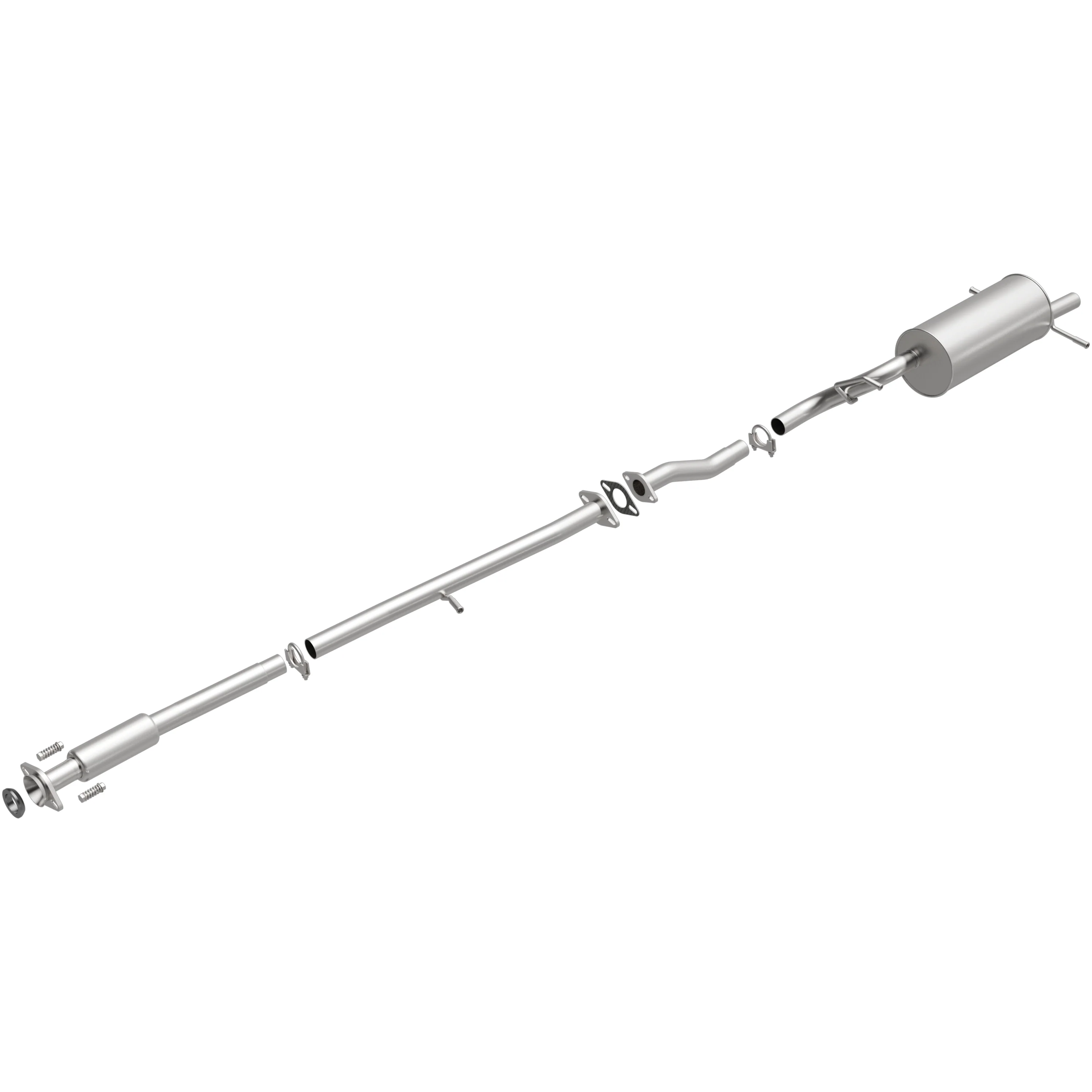 BRExhaust 1995-1999 Subaru Legacy 2.2L Direct-Fit Exhaust System Kit 106-0371 - Image 2