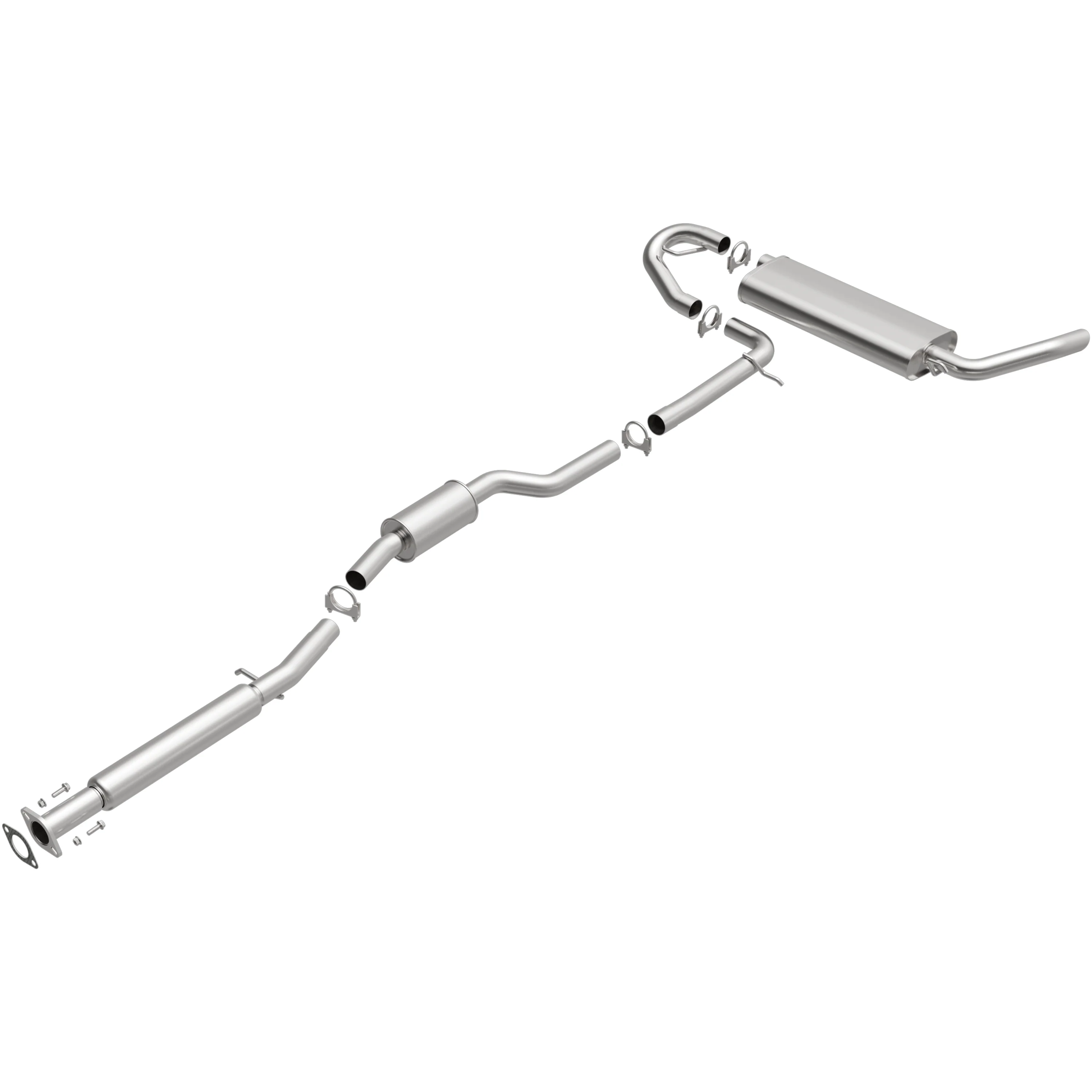 BRExhaust 2004-2007 Saturn Vue 3.5L Direct-Fit Exhaust System Kit 106-0374 - Image 2