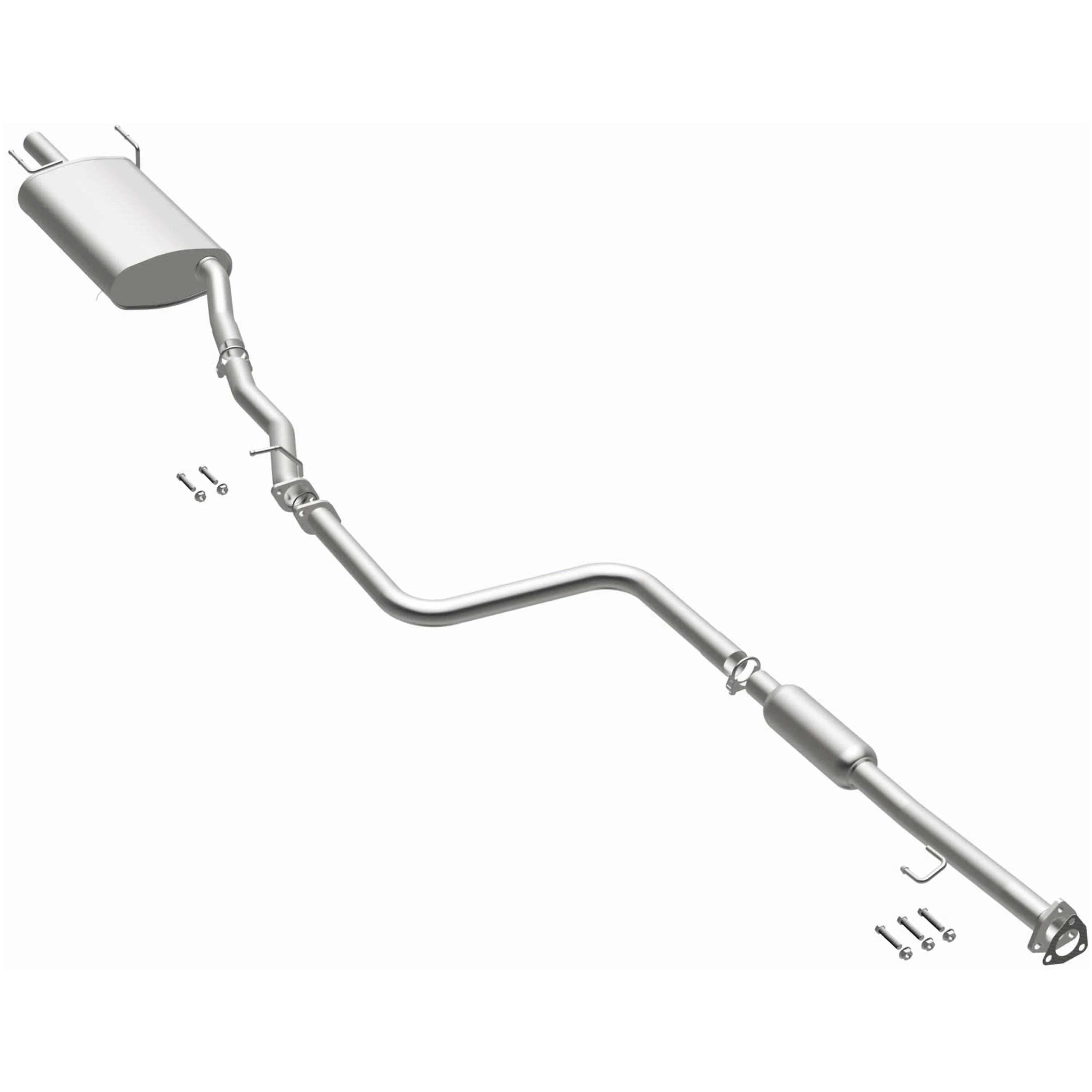 BRExhaust 1992-1993 Honda Accord 2.2L Direct-Fit Exhaust System Kit 106-0377 - Image 2