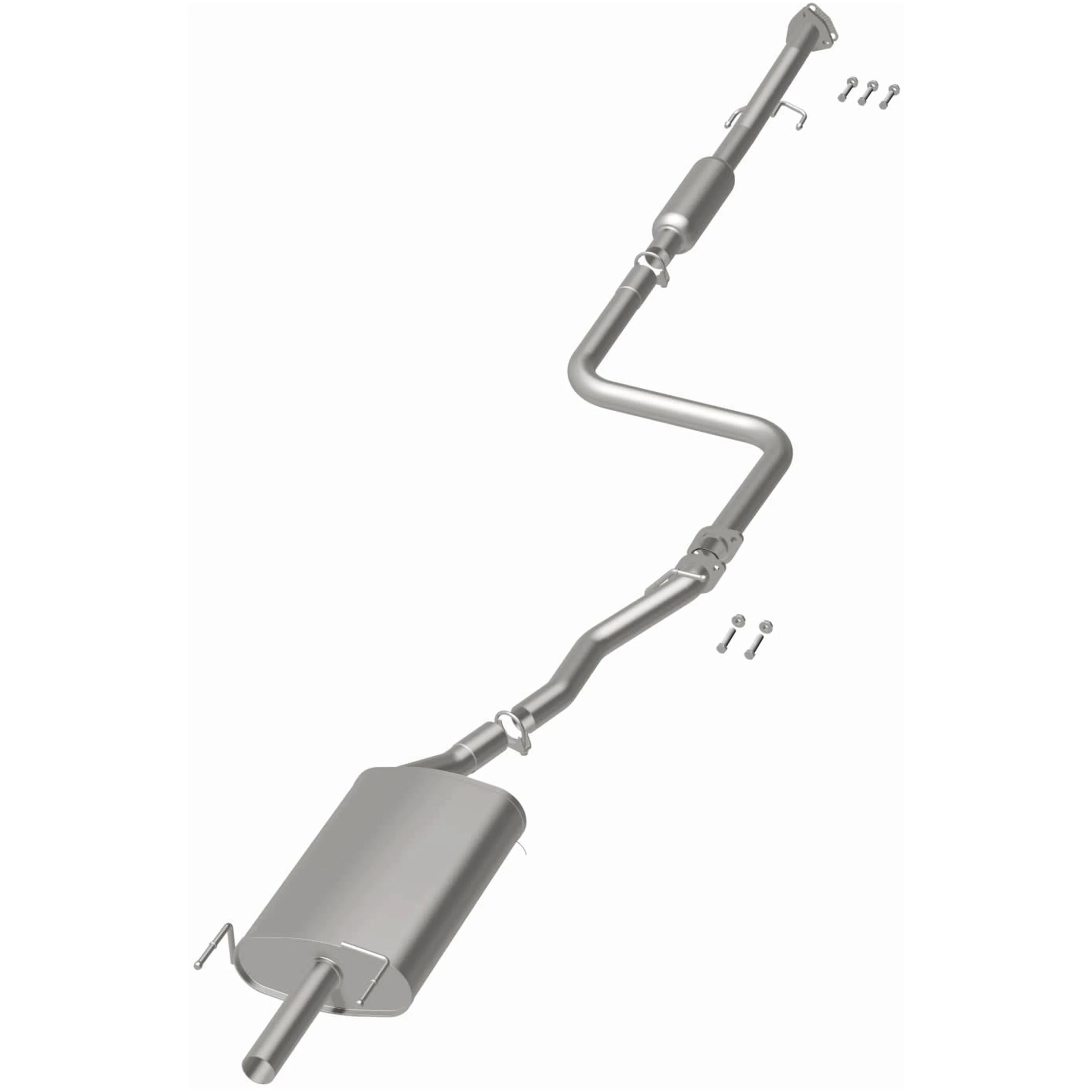 BRExhaust 1992-1993 Honda Accord 2.2L Direct-Fit Exhaust System Kit 106-0377 - Image 3