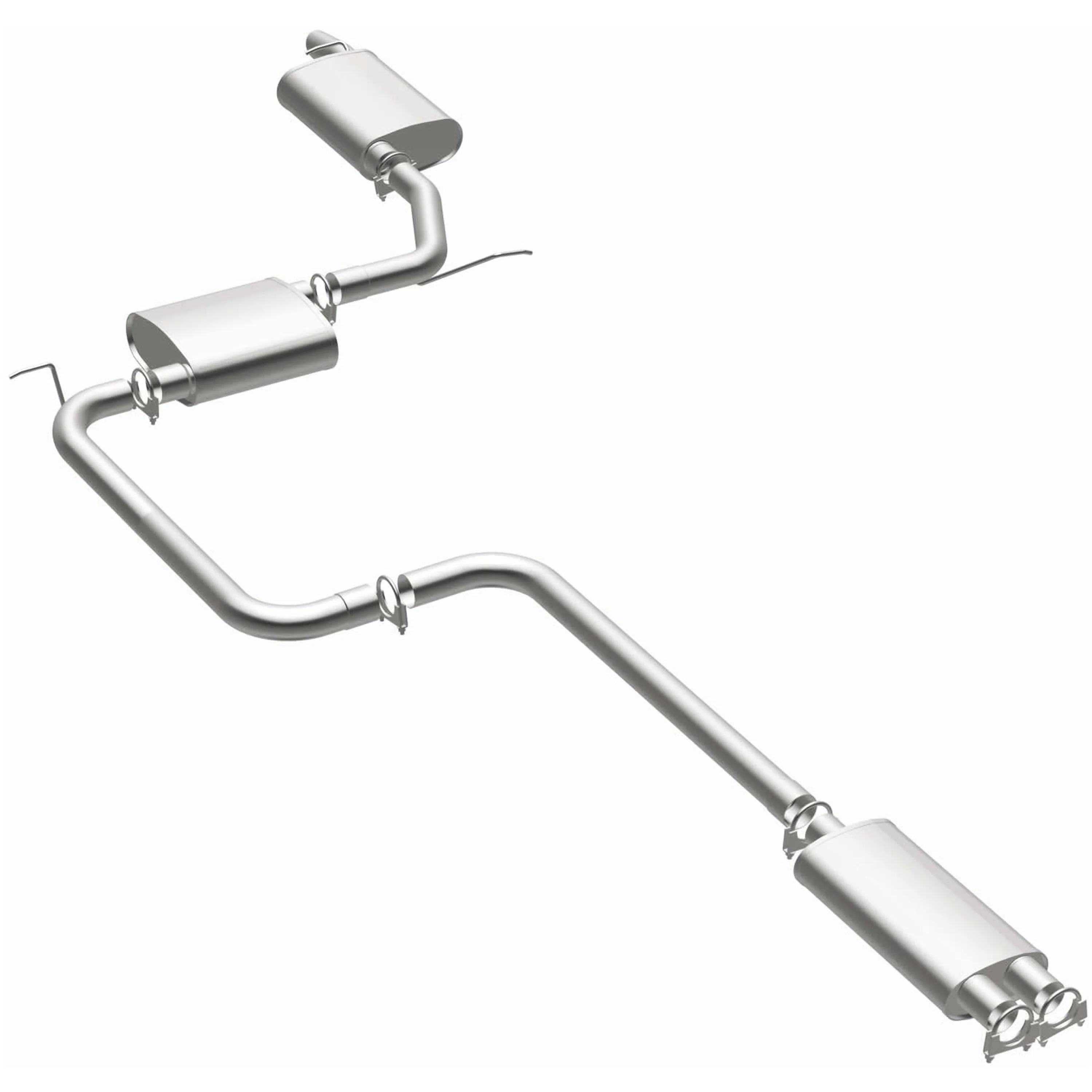 BRExhaust 1999-2004 Chrysler 300M Base 3.5L Direct-Fit Exhaust System Kit 106-0384 - Image 2