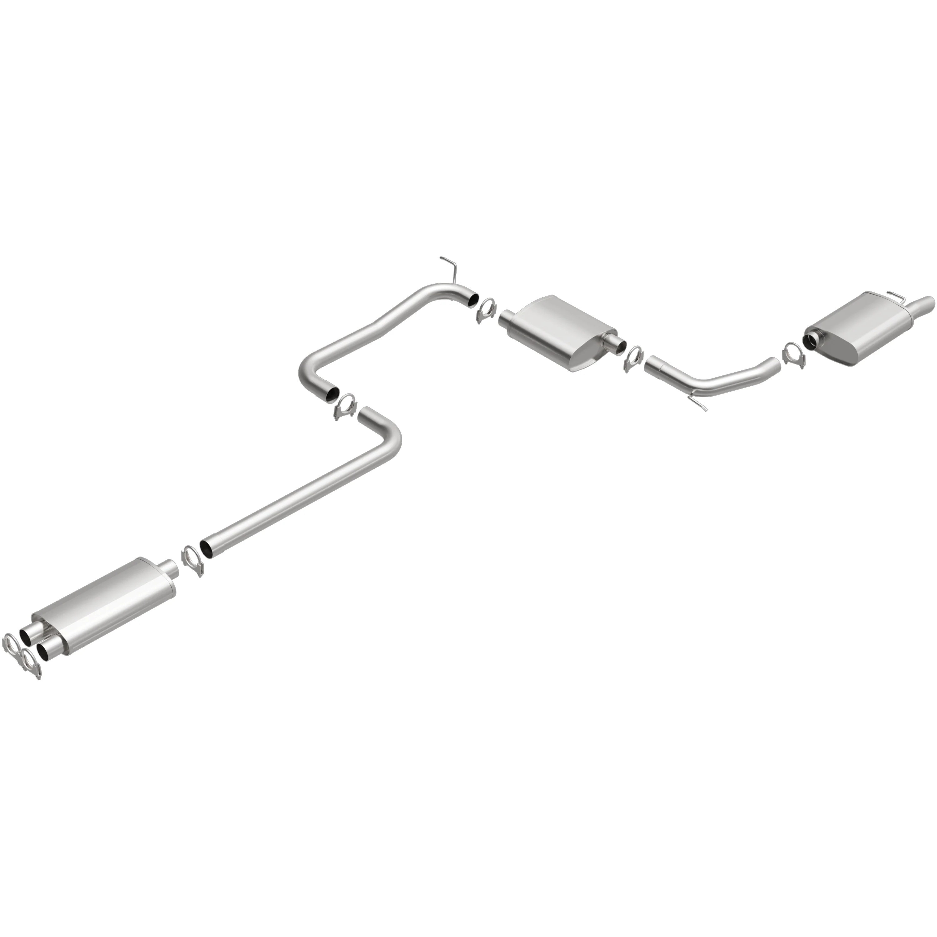 BRExhaust 1999-2004 Chrysler 300M Base 3.5L Direct-Fit Exhaust System Kit 106-0384 - Image 4