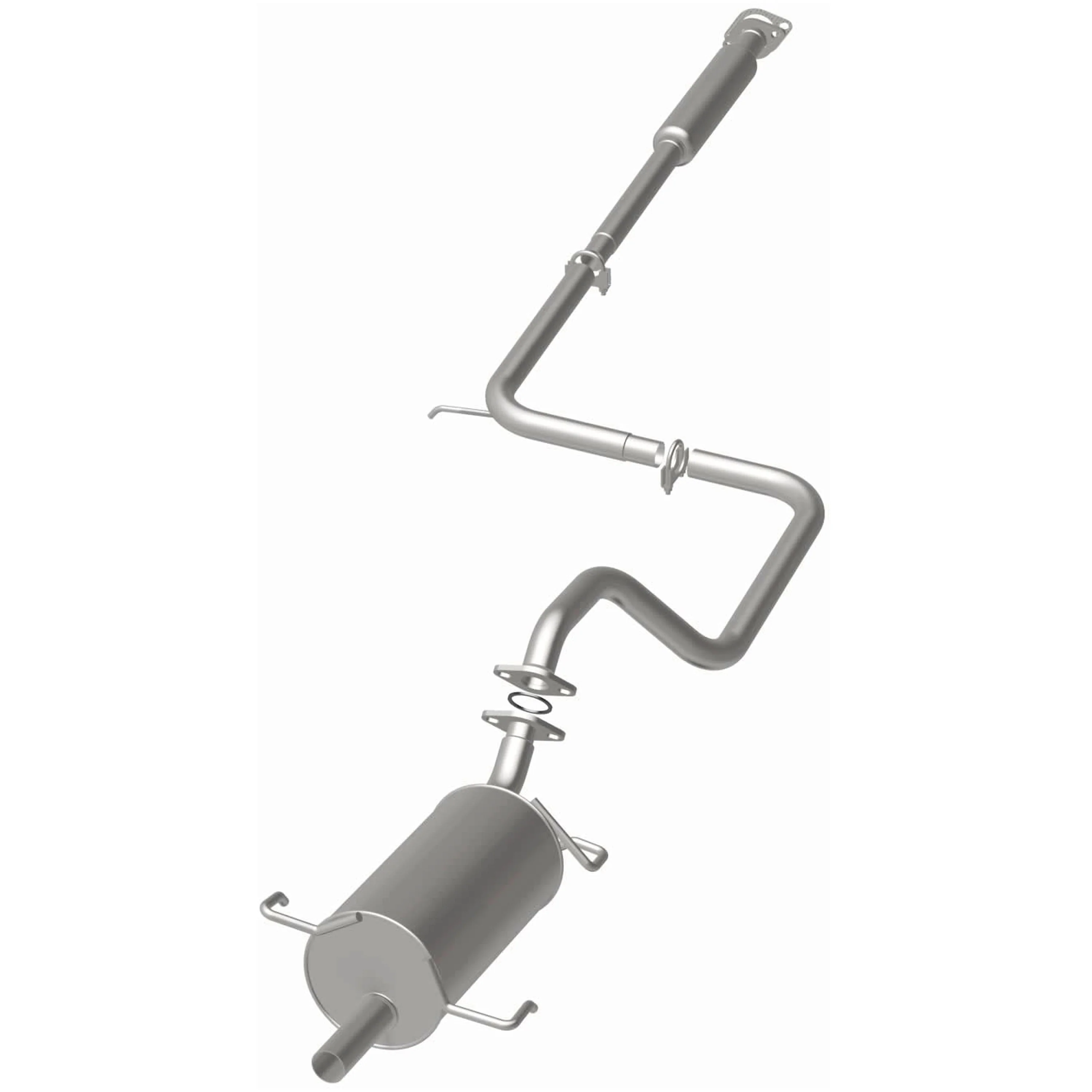 BRExhaust 1995-1998 Nissan 200SX 1.6L | 1995-1999 Nissan Sentra 1.6L Direct-Fit Exhaust System Kit 106-0385 - Image 3