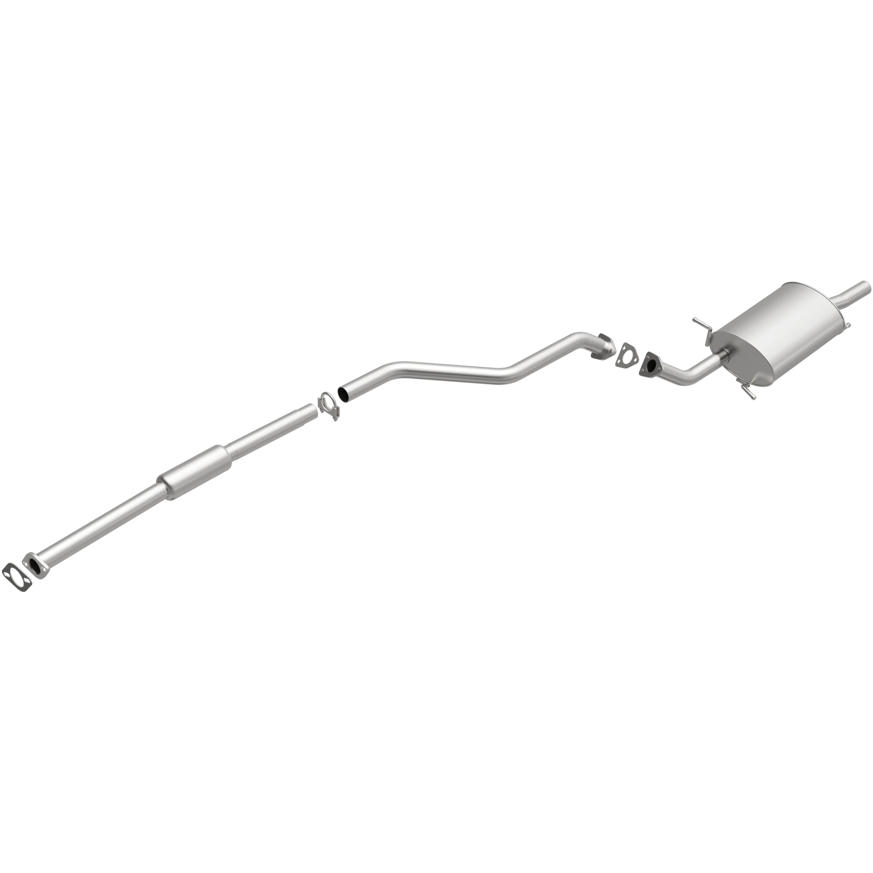 BRExhaust 2002-2007 Mitsubishi Lancer ES 2.0L Direct-Fit Exhaust System Kit 106-0395 - Image 4
