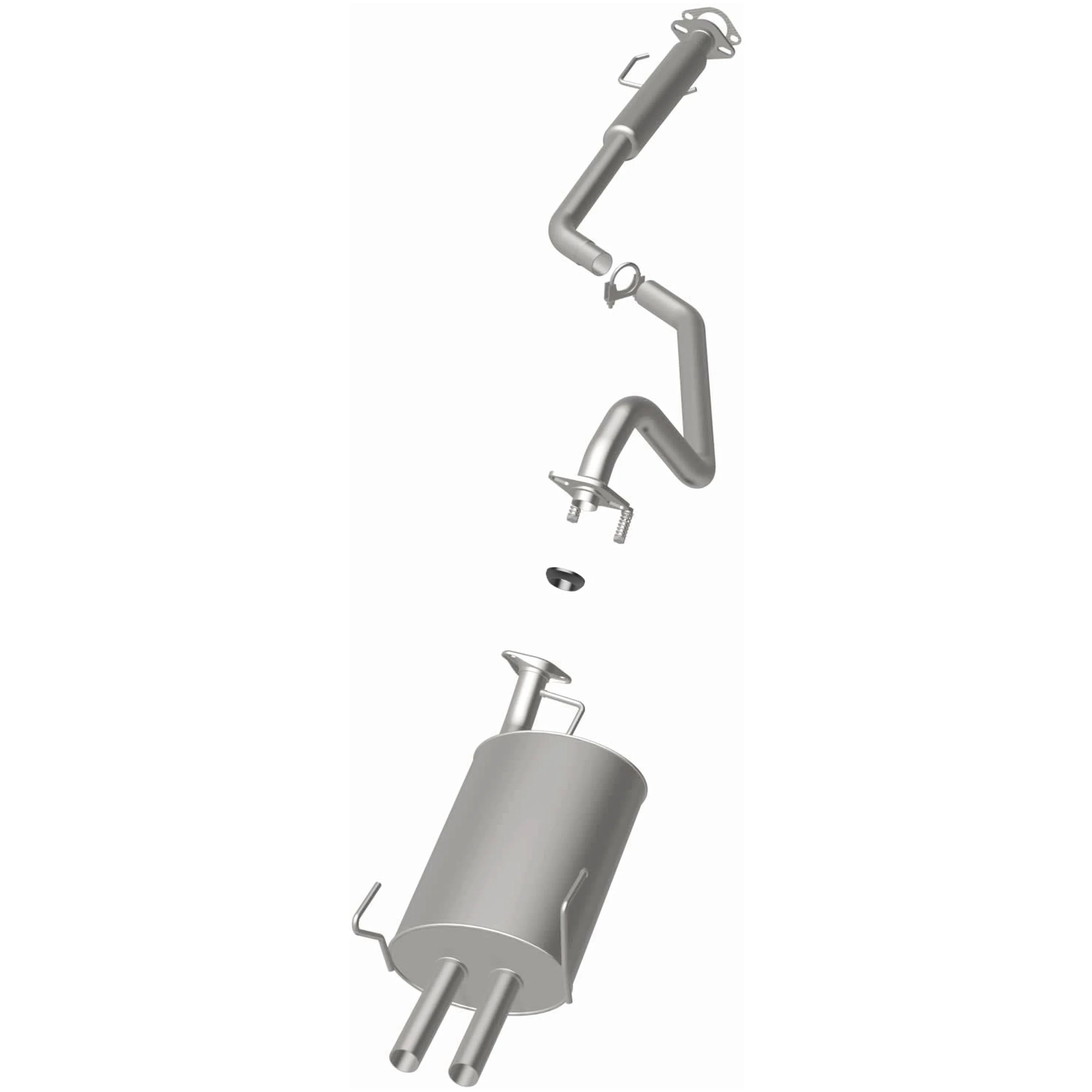 BRExhaust 2002-2006 Nissan Sentra 2.5L Direct-Fit Exhaust System Kit 106-0398 - Image 3