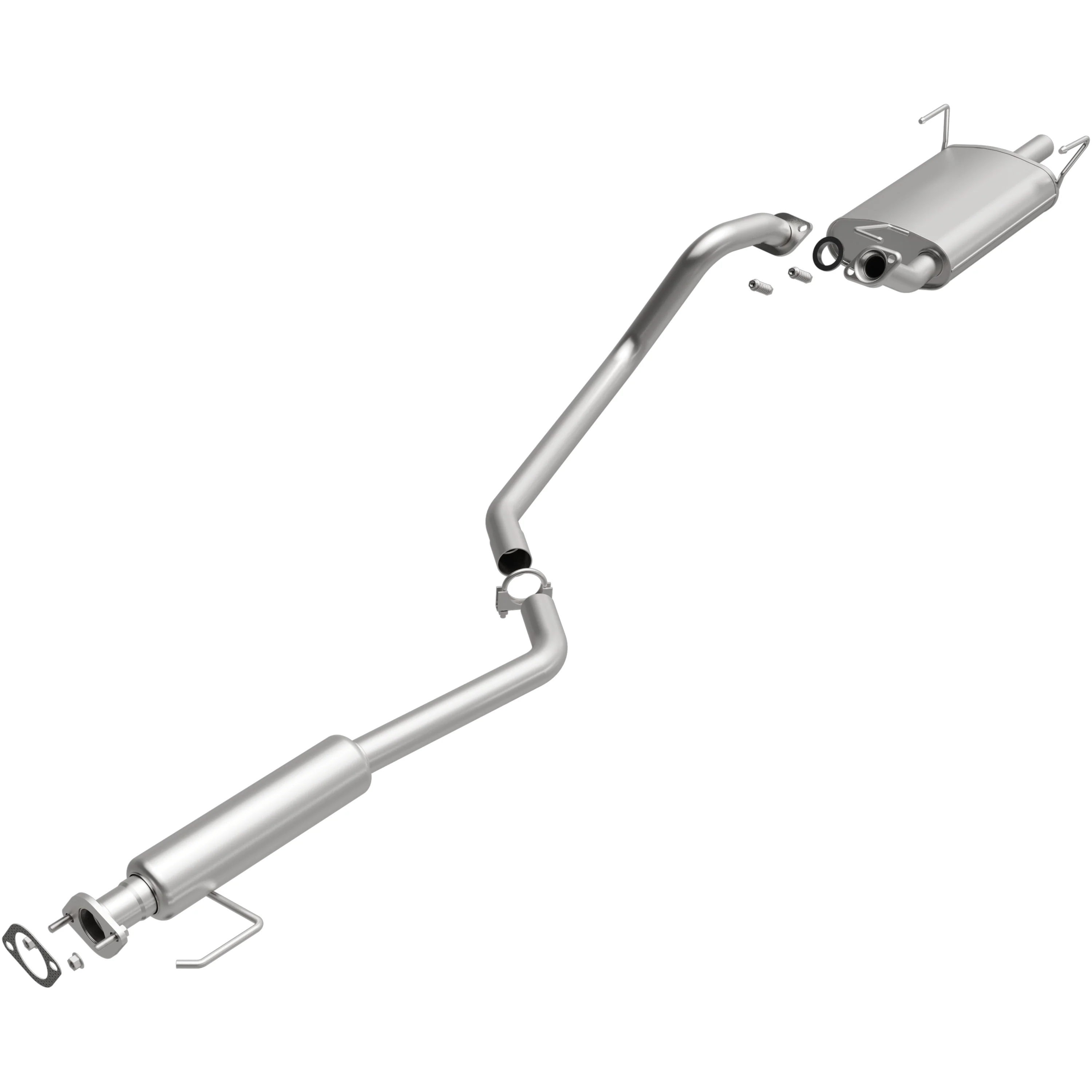 BRExhaust 2002-2006 Nissan Sentra 2.5L Direct-Fit Exhaust System Kit 106-0398 - Image 4