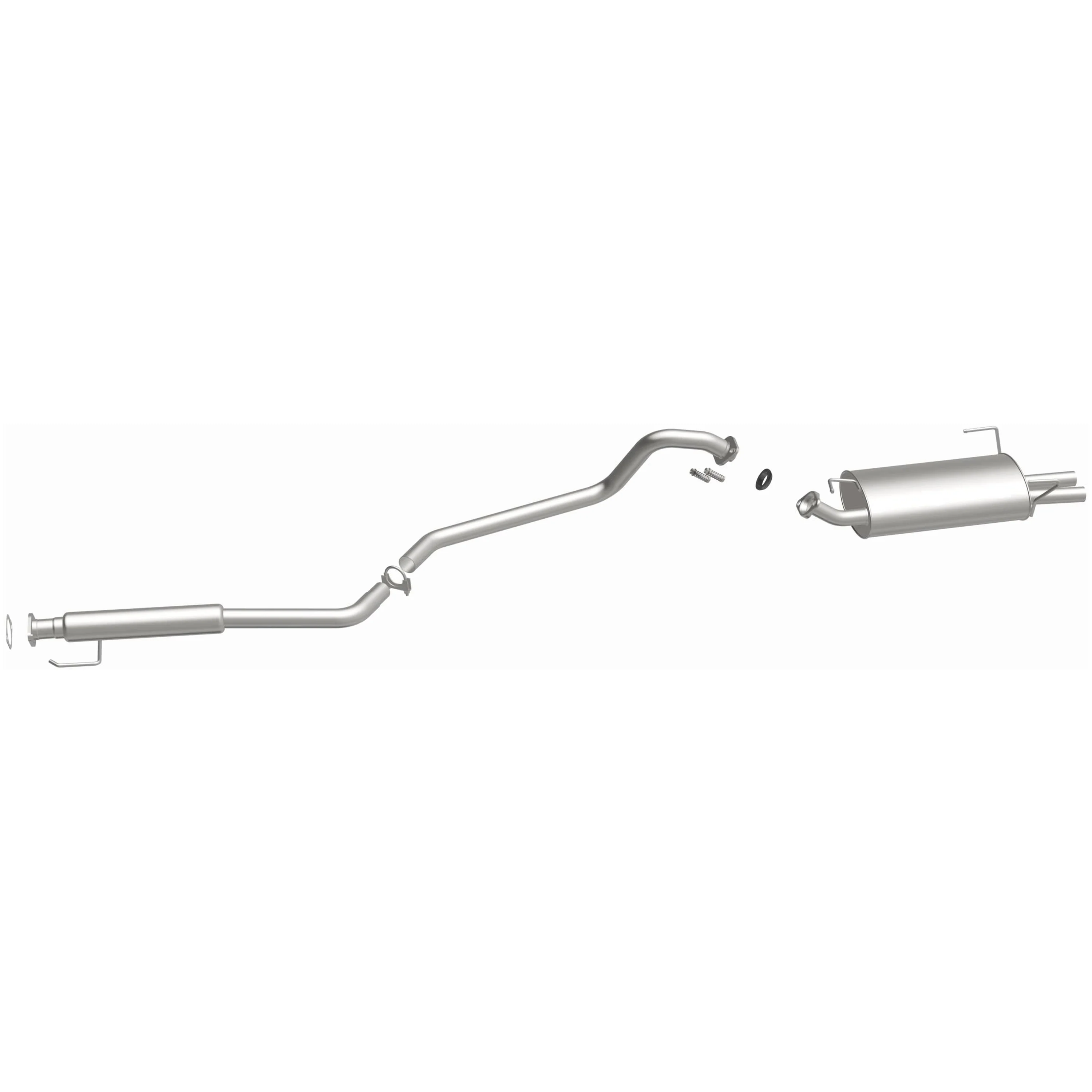 BRExhaust 2002-2006 Nissan Sentra 2.5L Direct-Fit Exhaust System Kit 106-0398 - Image 5