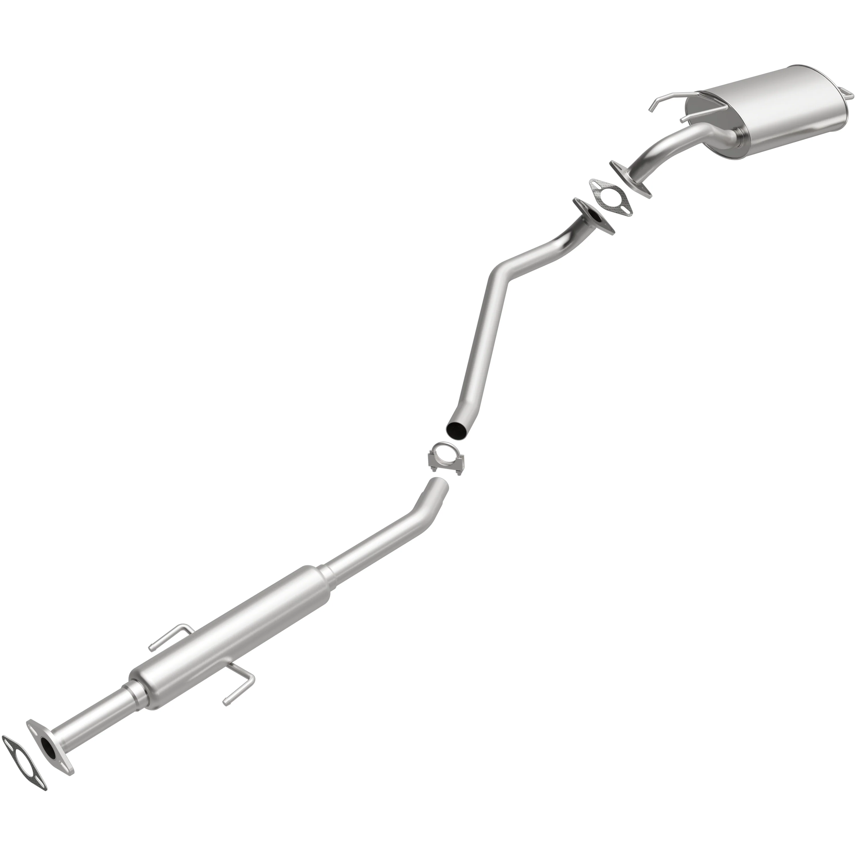BRExhaust 2001-2006 Hyundai Elantra 2.0L Direct-Fit Exhaust System Kit 106-0399 - Image 2