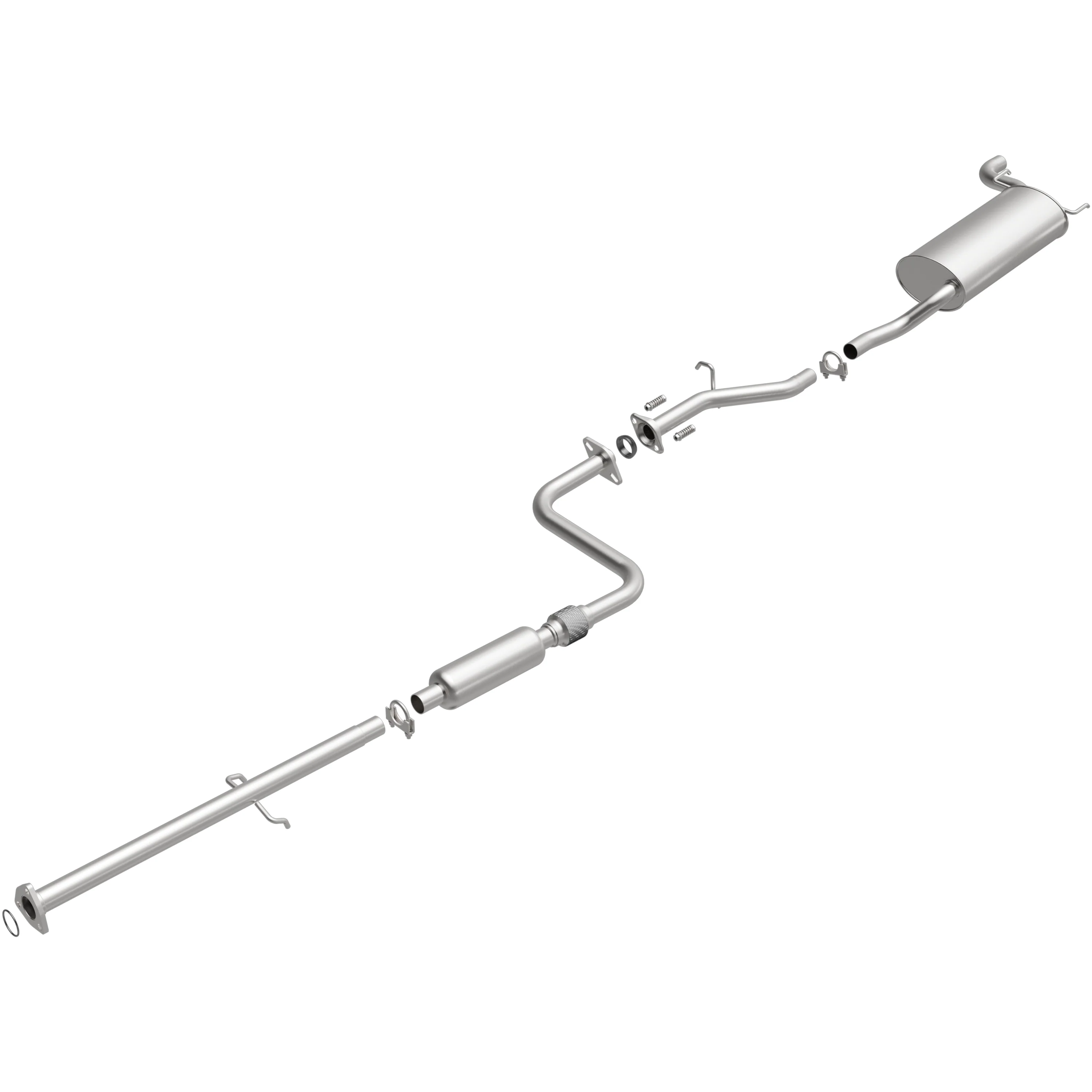 BRExhaust 1994-1997 Honda Accord 2.2L Direct-Fit Exhaust System Kit 106-0400 - Image 2