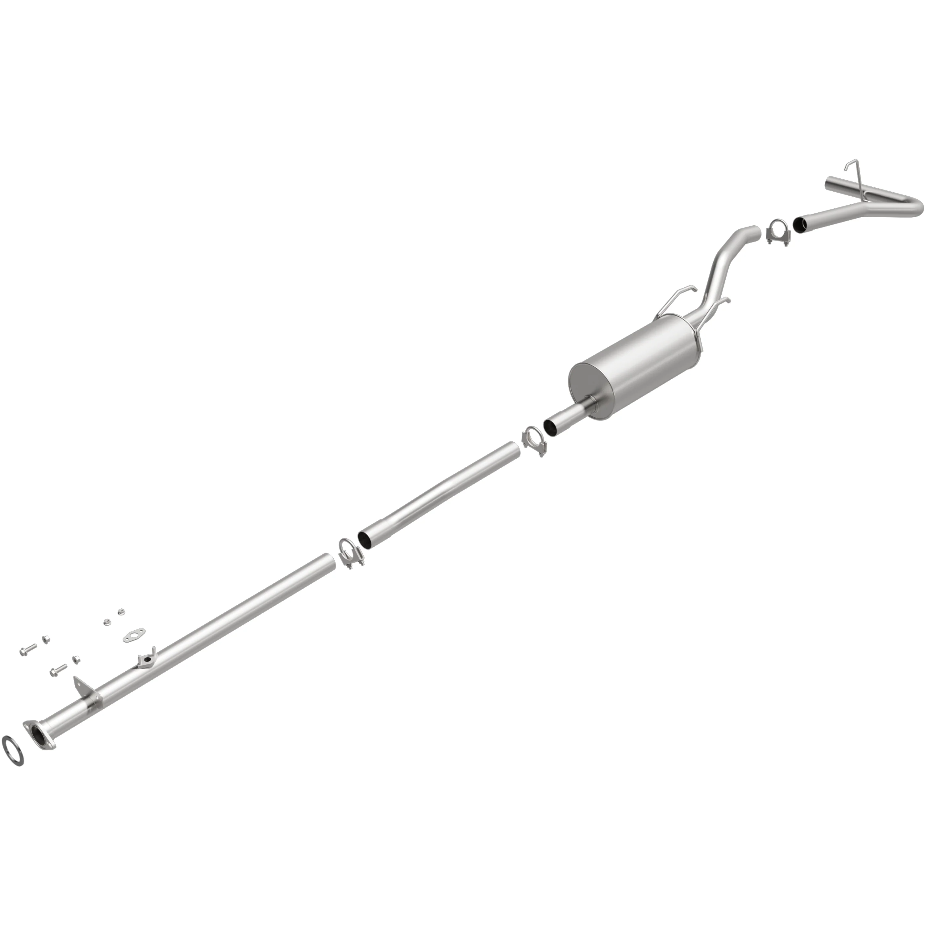 BRExhaust 1998-2000 Toyota Tacoma 2.4L Direct-Fit Exhaust System Kit 106-0404 - Image 2