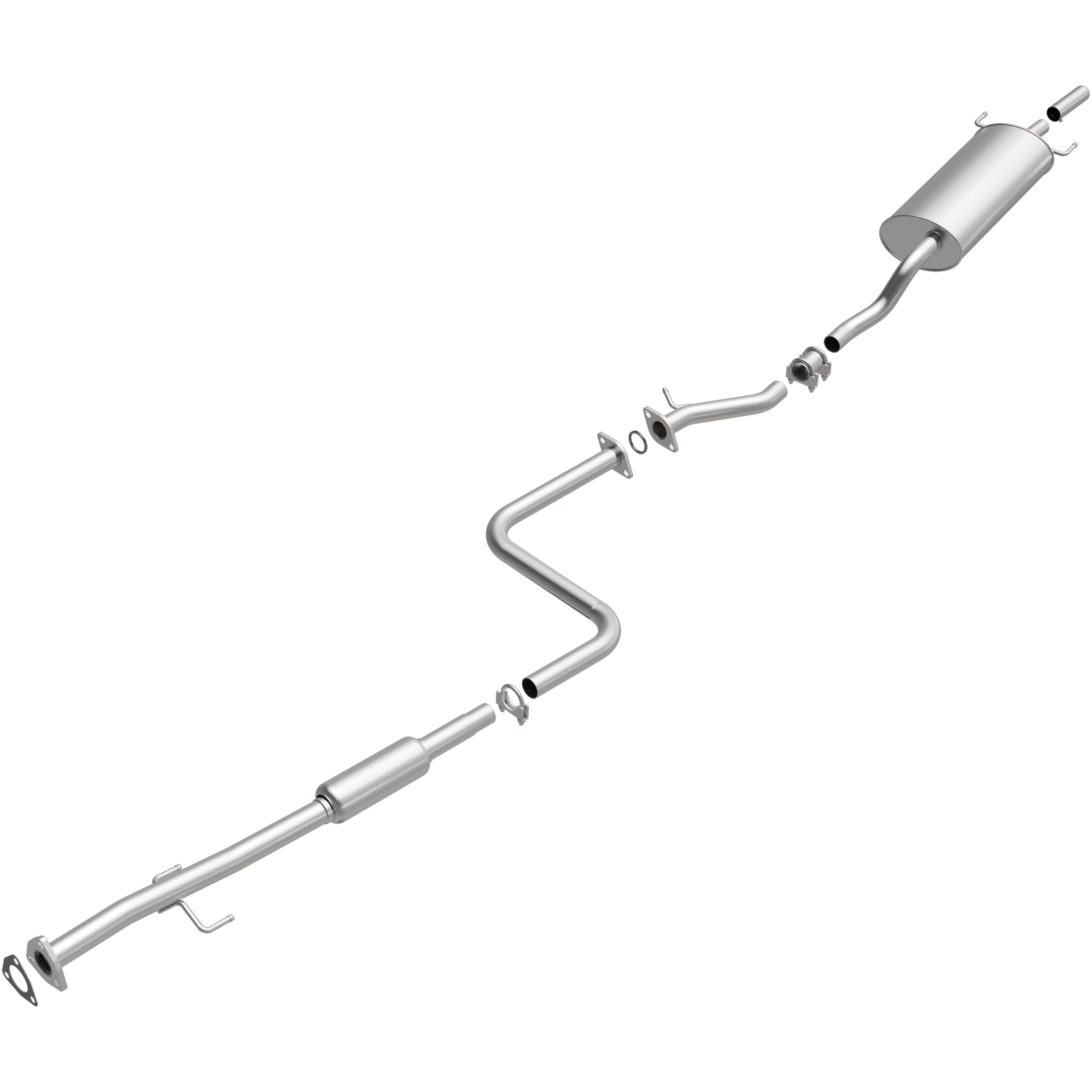 BRExhaust 1990-1993 Honda Accord 2.2L Direct-Fit Exhaust System Kit 106-0410 - Image 4