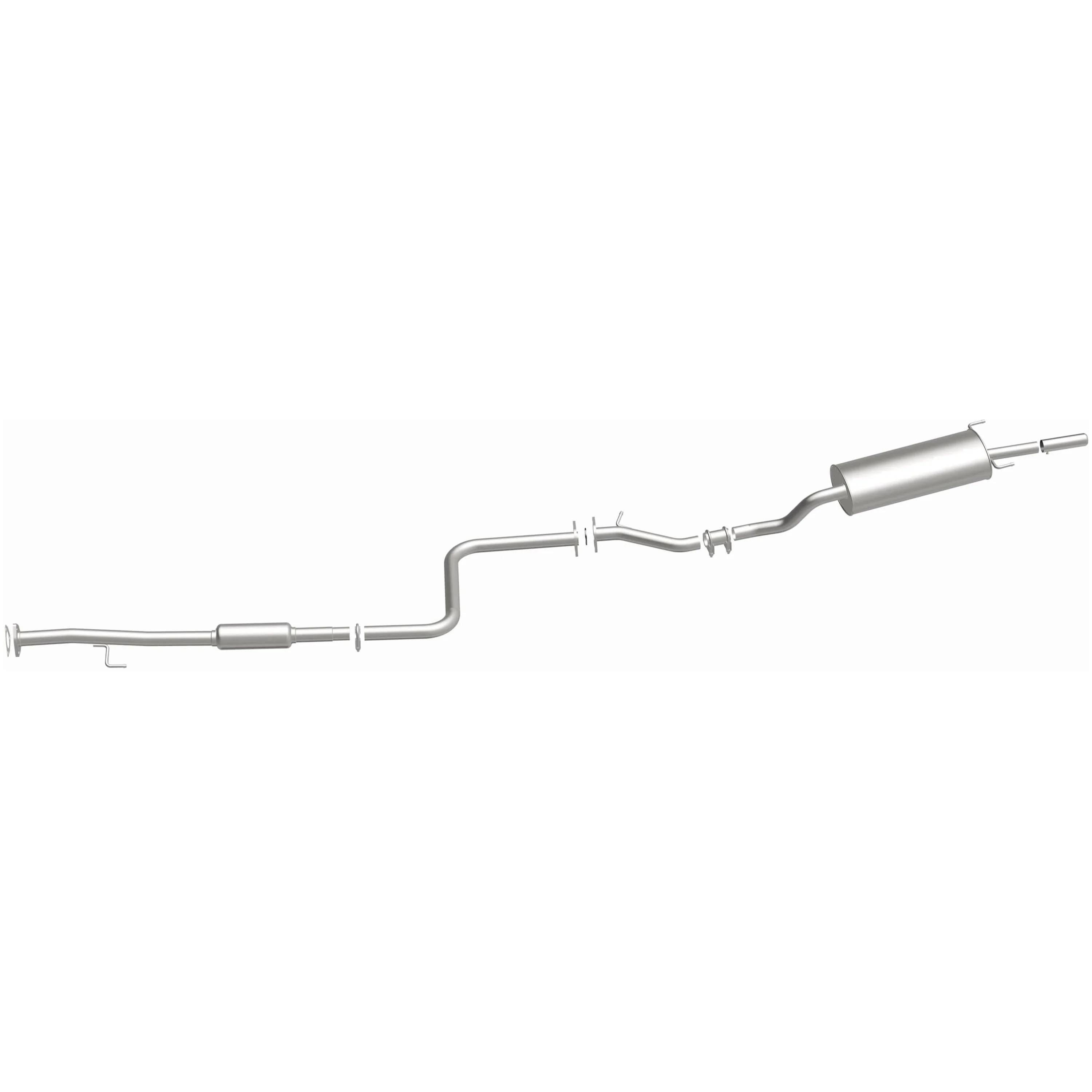 BRExhaust 1990-1993 Honda Accord 2.2L Direct-Fit Exhaust System Kit 106-0410 - Image 5