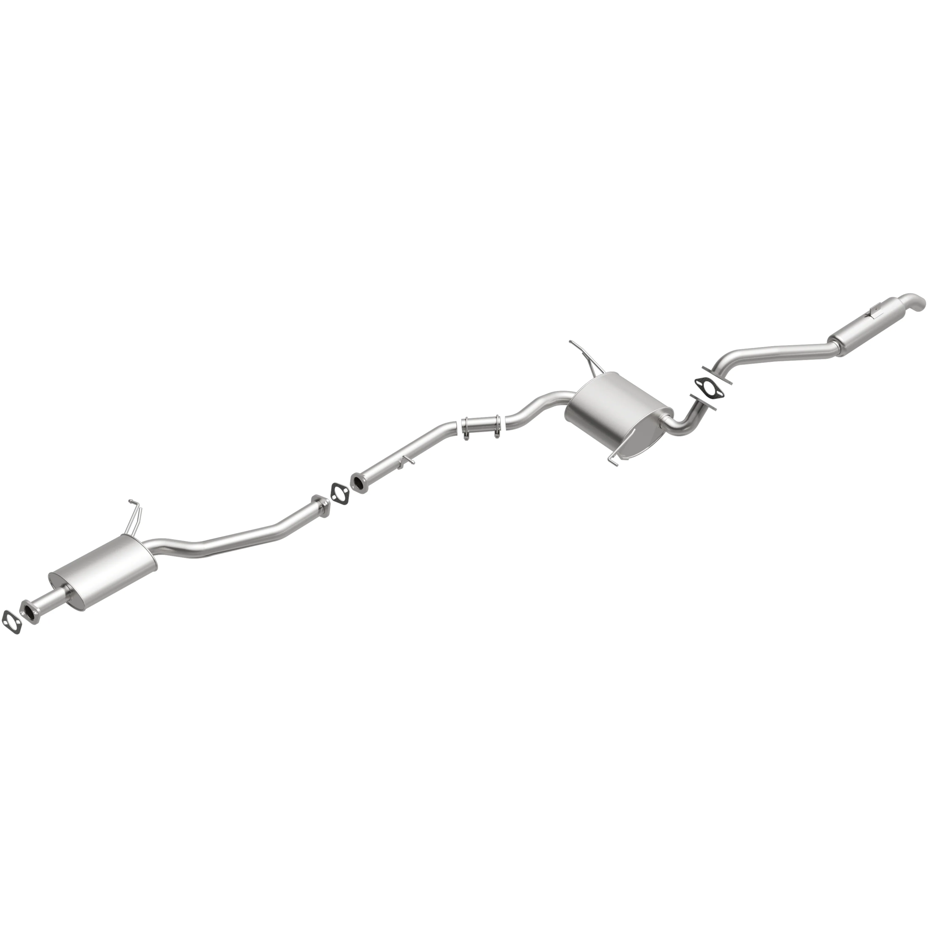 BRExhaust 2002-2005 Kia Sedona 3.5L Direct-Fit Exhaust System Kit 106-0414 - Image 2