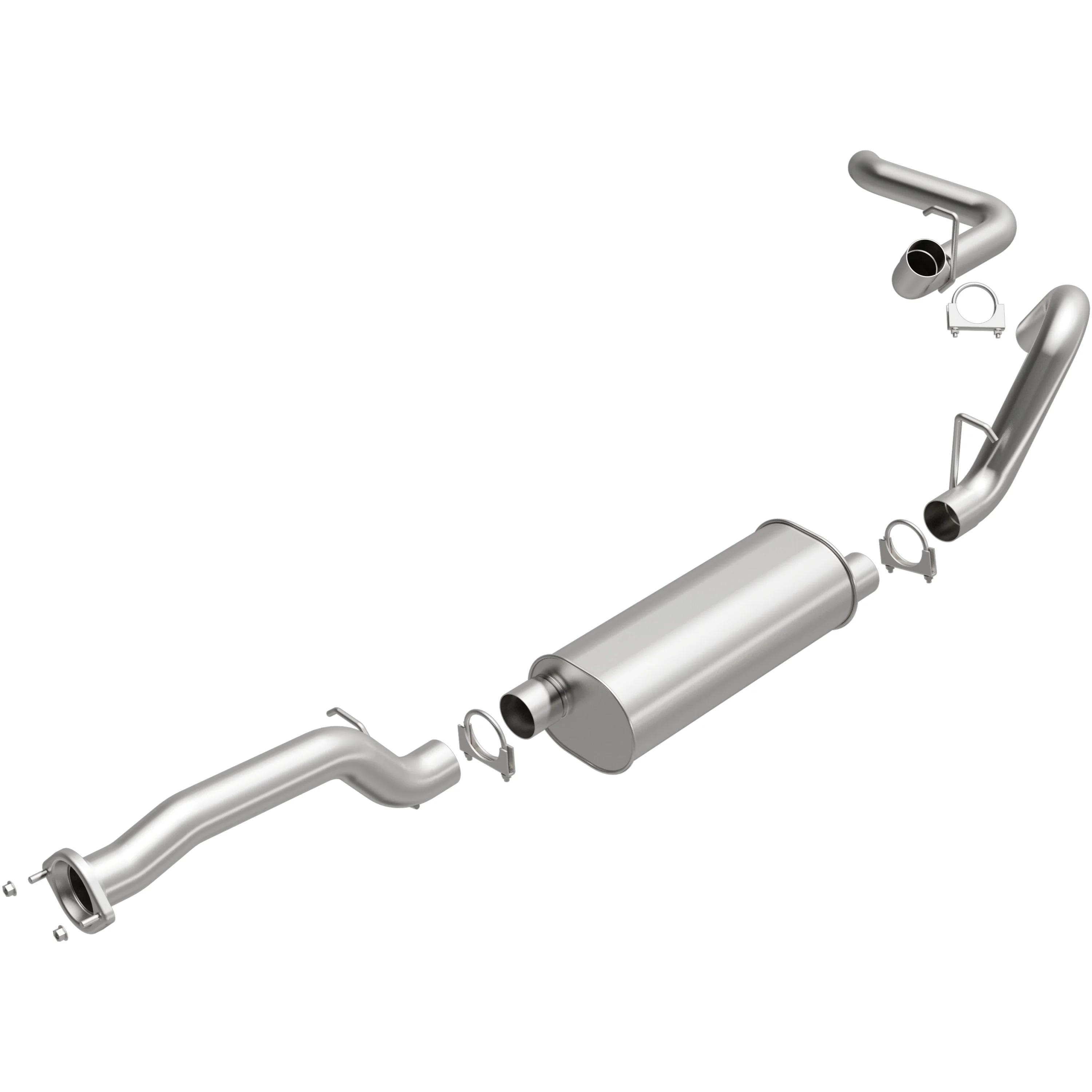 BRExhaust 1995 Chevrolet Tahoe 5.7L | 1995 GMC Yukon 5.7L Direct-Fit Exhaust System Kit 106-0416 - Image 4