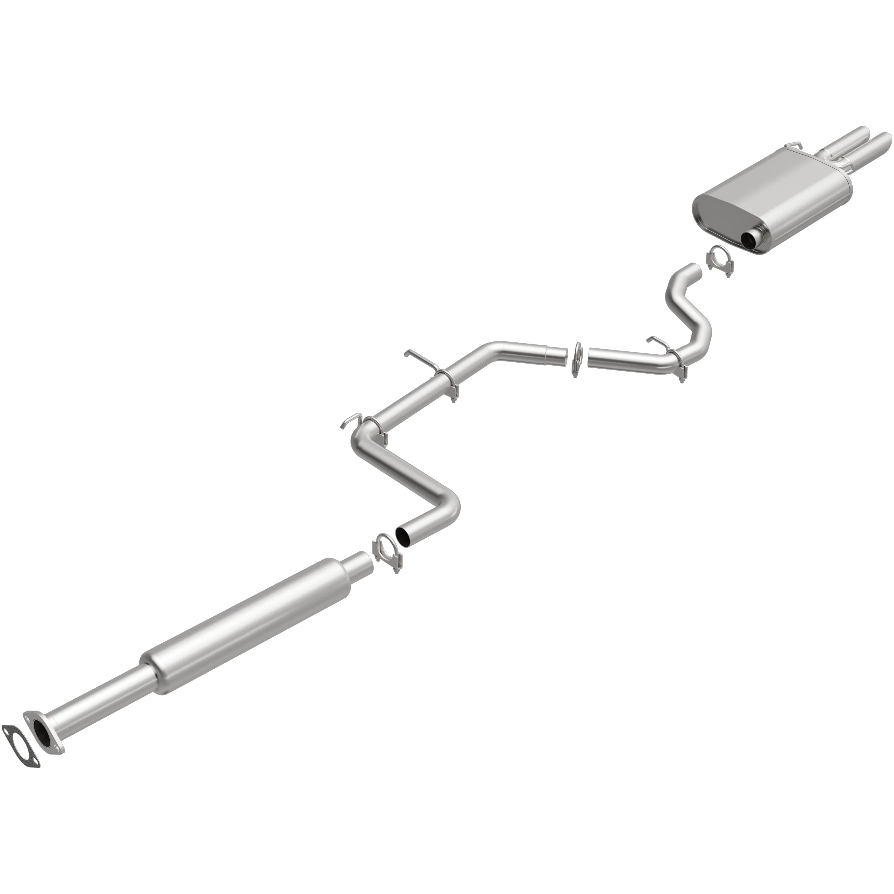 BRExhaust 1997-2004 Buick Regal 3.8L Direct-Fit Exhaust System Kit 106-0418 - Image 2