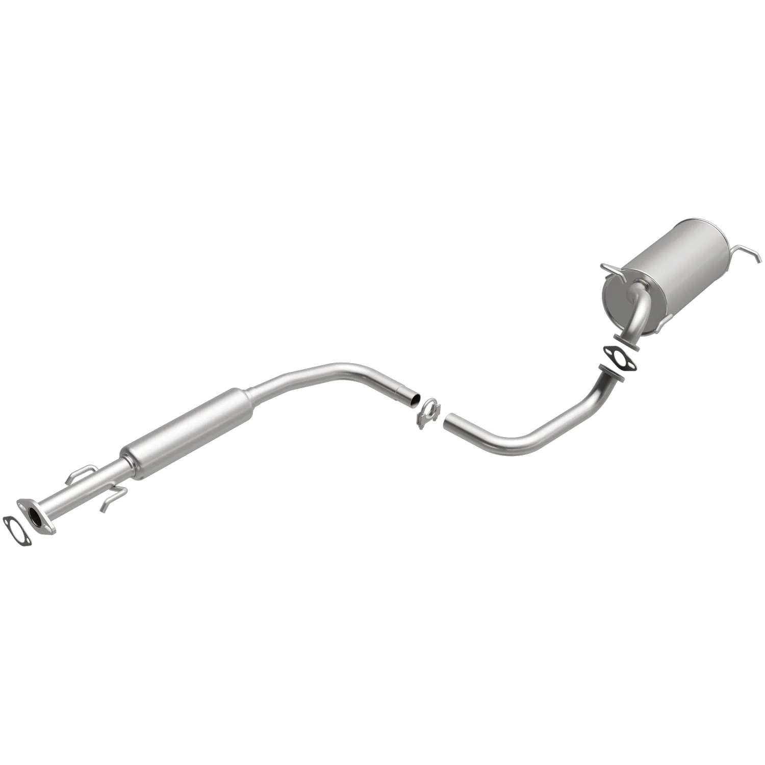 BRExhaust 2009-2011 Chevrolet Aveo5 1.6L Direct-Fit Exhaust System Kit 106-0419 - Image 2