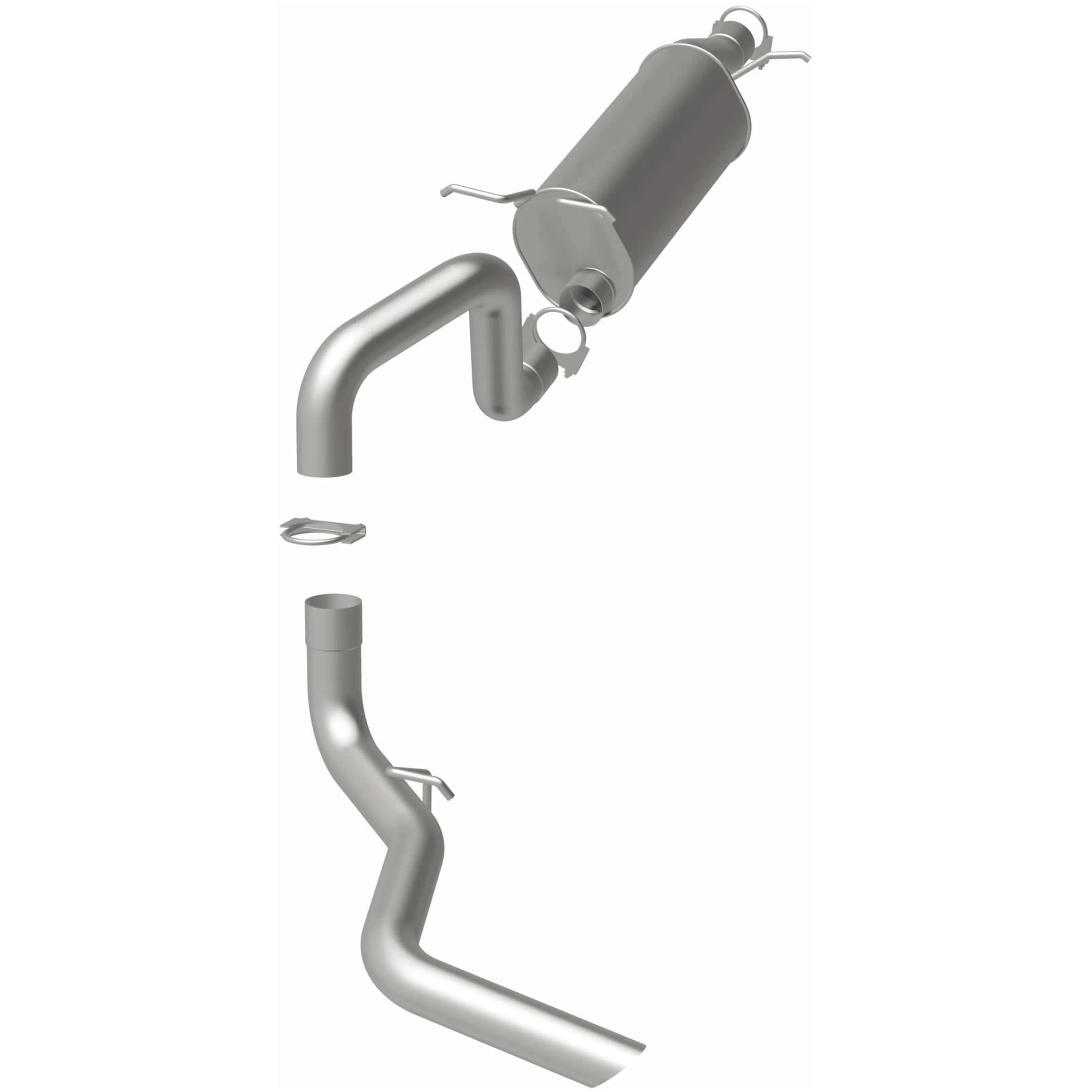 BRExhaust 2000-2005 Ford Excursion 6.8L | 2000-2005 Ford Excursion 5.4L Direct-Fit Exhaust System Kit 106-0421 - Image 3