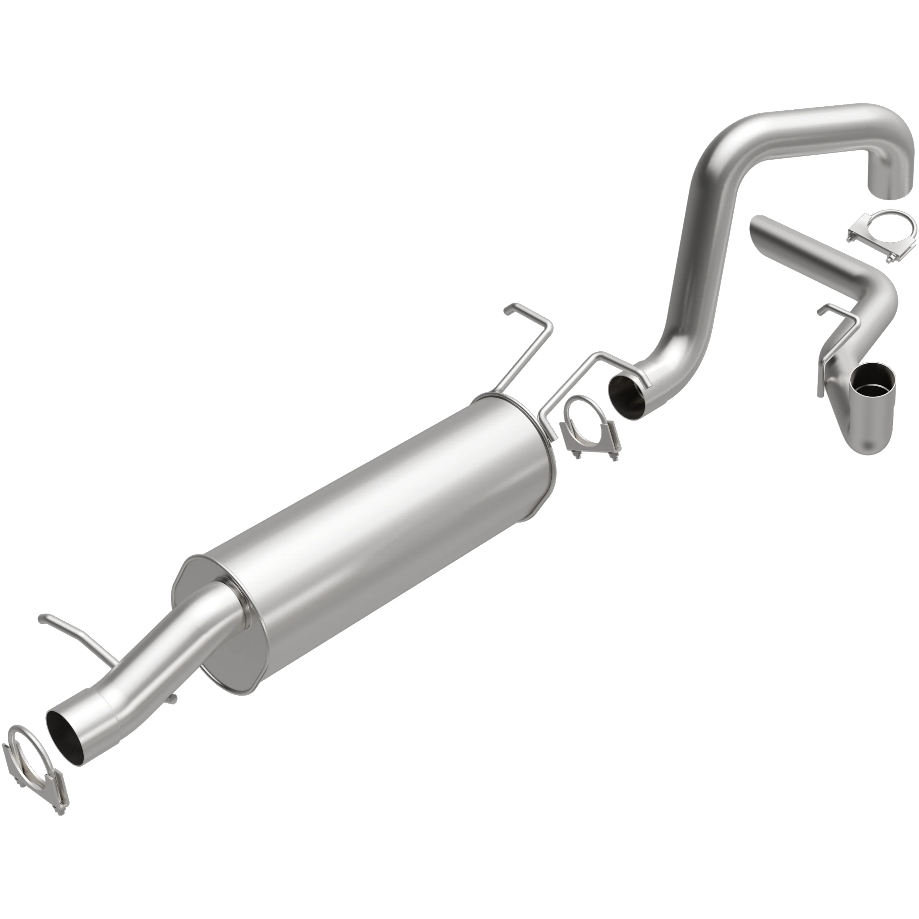 BRExhaust 2000-2005 Ford Excursion 6.8L | 2000-2005 Ford Excursion 5.4L Direct-Fit Exhaust System Kit 106-0421 - Image 4